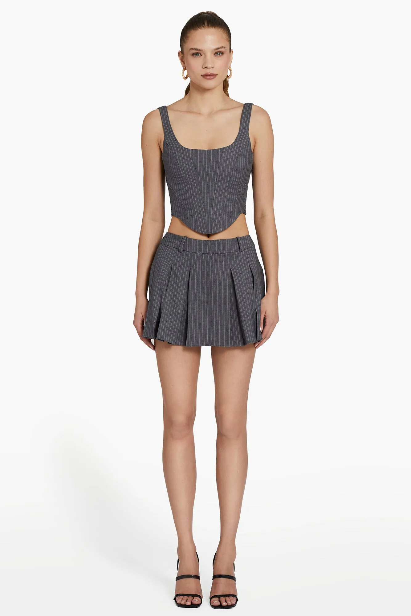 Fisher Top in Pinstripe sold by Amanda Uprichard product image thumbnail 3