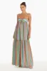 Sima Maxi in Rainbow Stripe sold by Amanda Uprichard