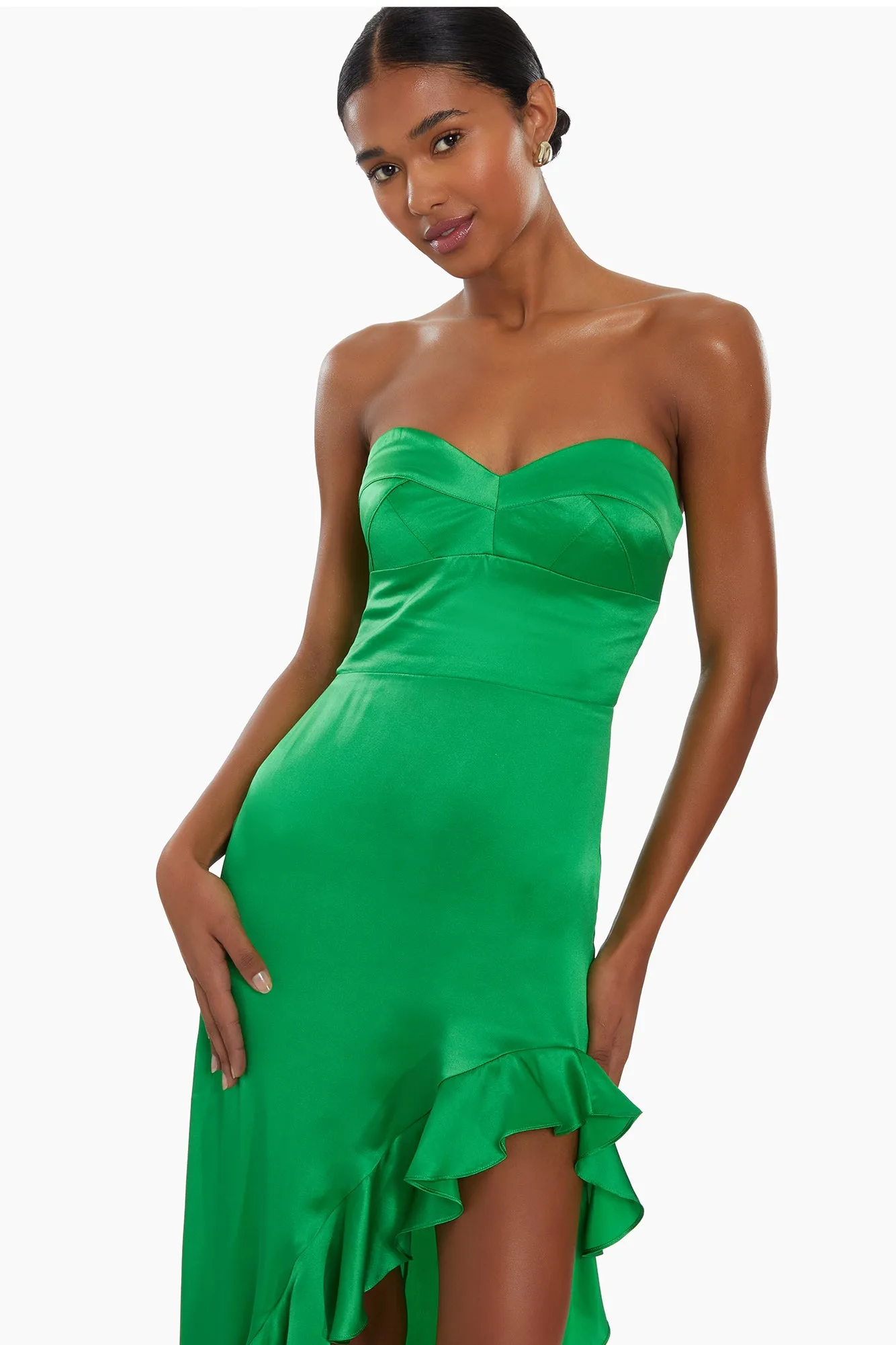 Amalia Silk Gown sold by Amanda Uprichard product image thumbnail 5