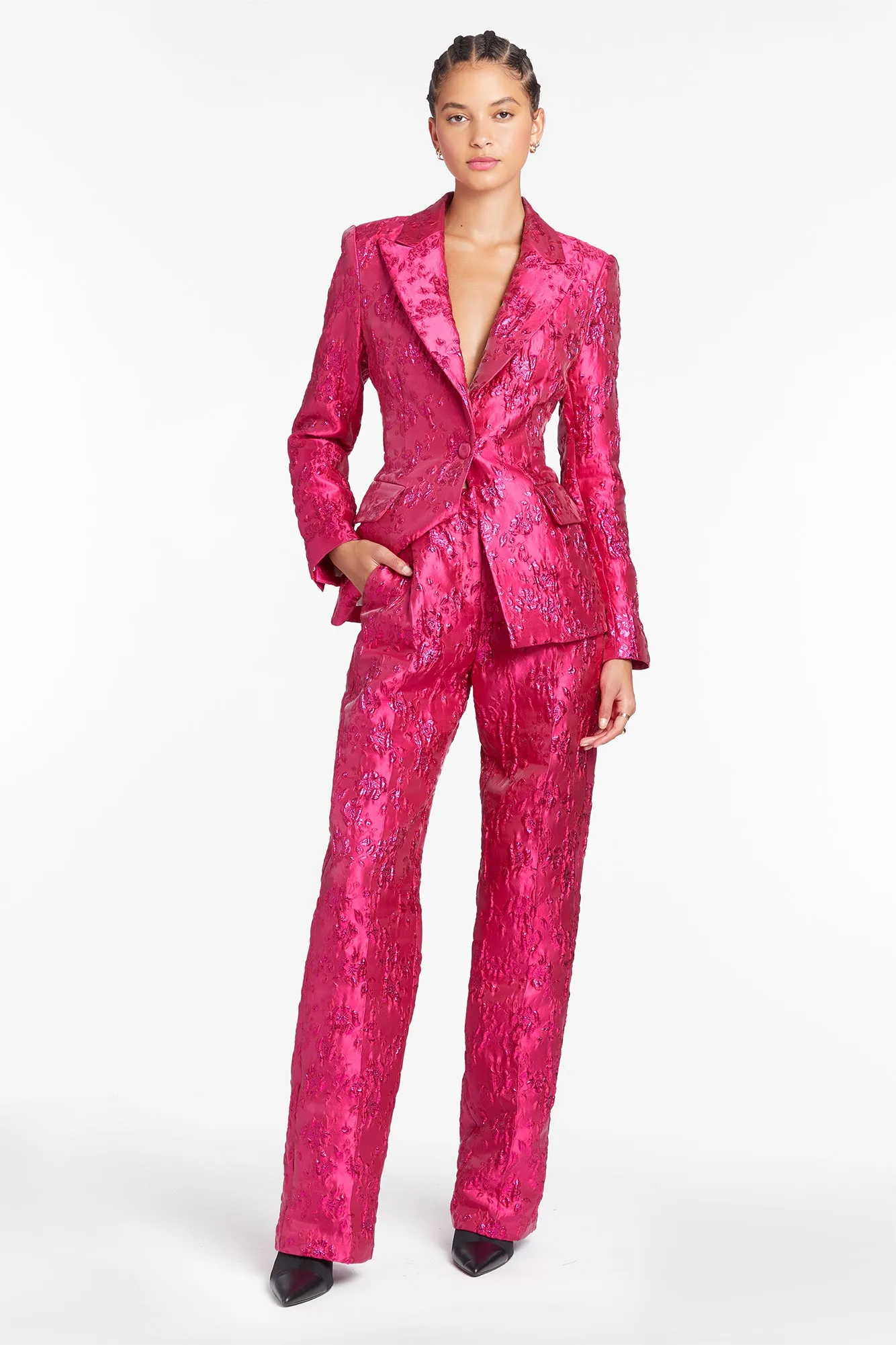 Wallace Pants in Brocade sold by Amanda Uprichard product image thumbnail 2