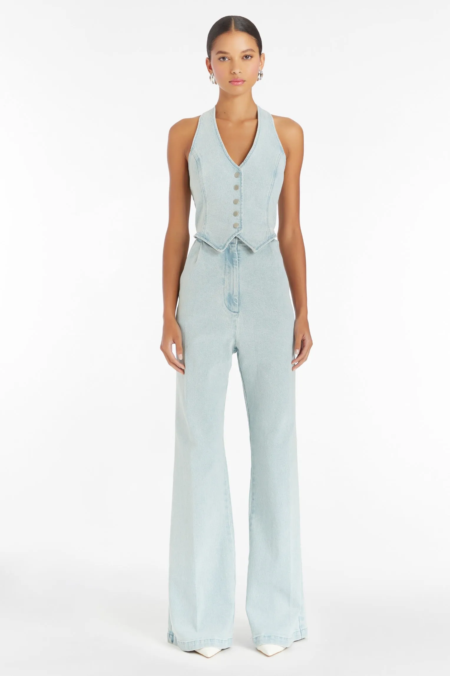Ethan Denim Jumpsuit sold by Amanda Uprichard product image thumbnail 4