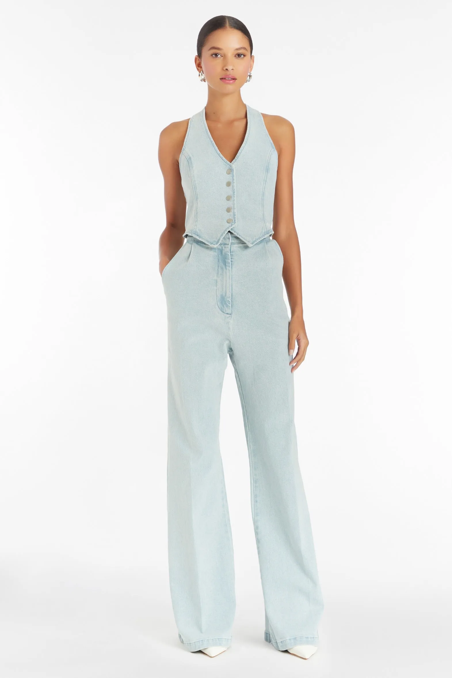 Ethan Denim Jumpsuit sold by Amanda Uprichard product image thumbnail 3