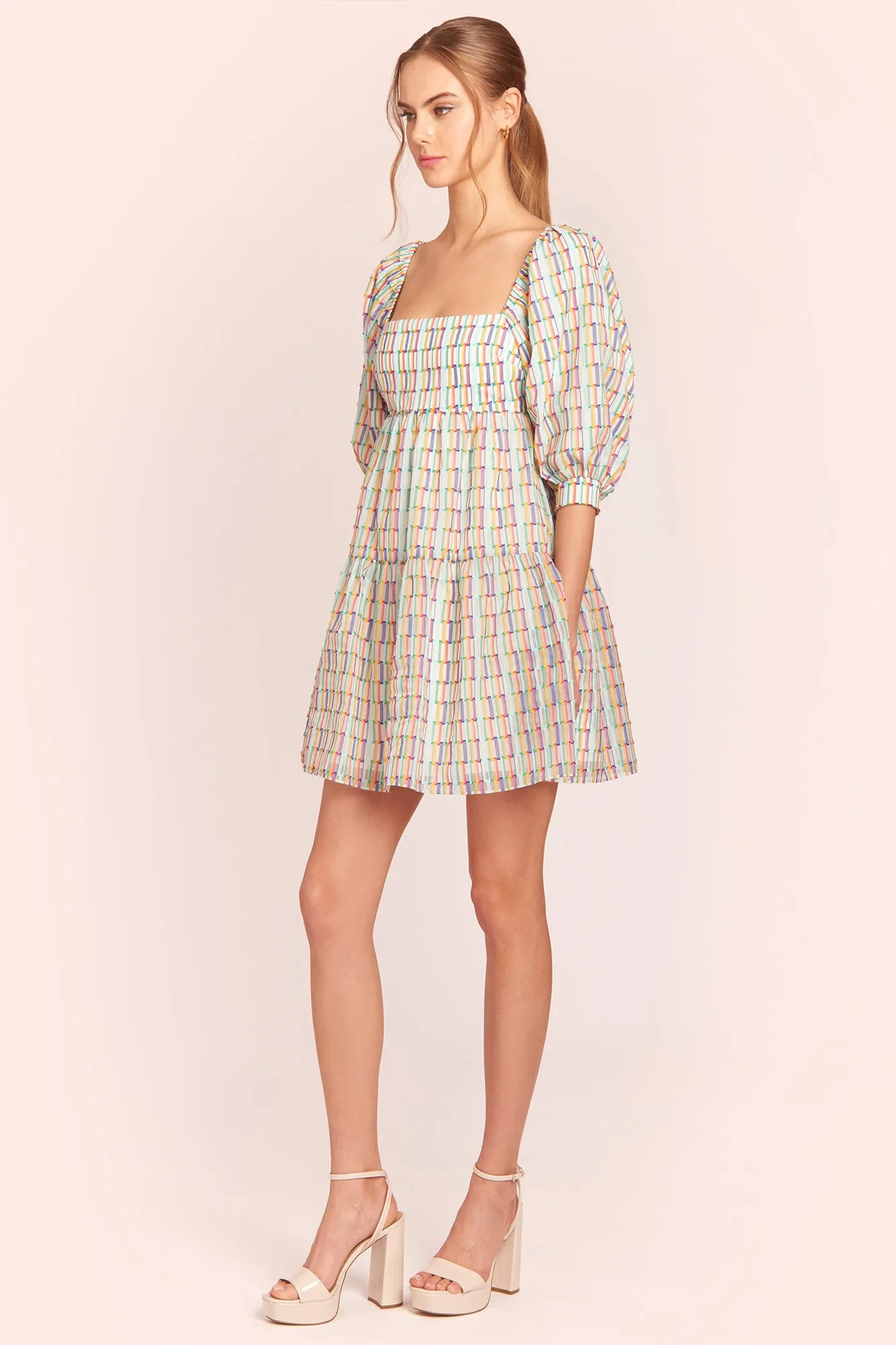 Theodora Dress in Carnival sold by Amanda Uprichard product image thumbnail 3