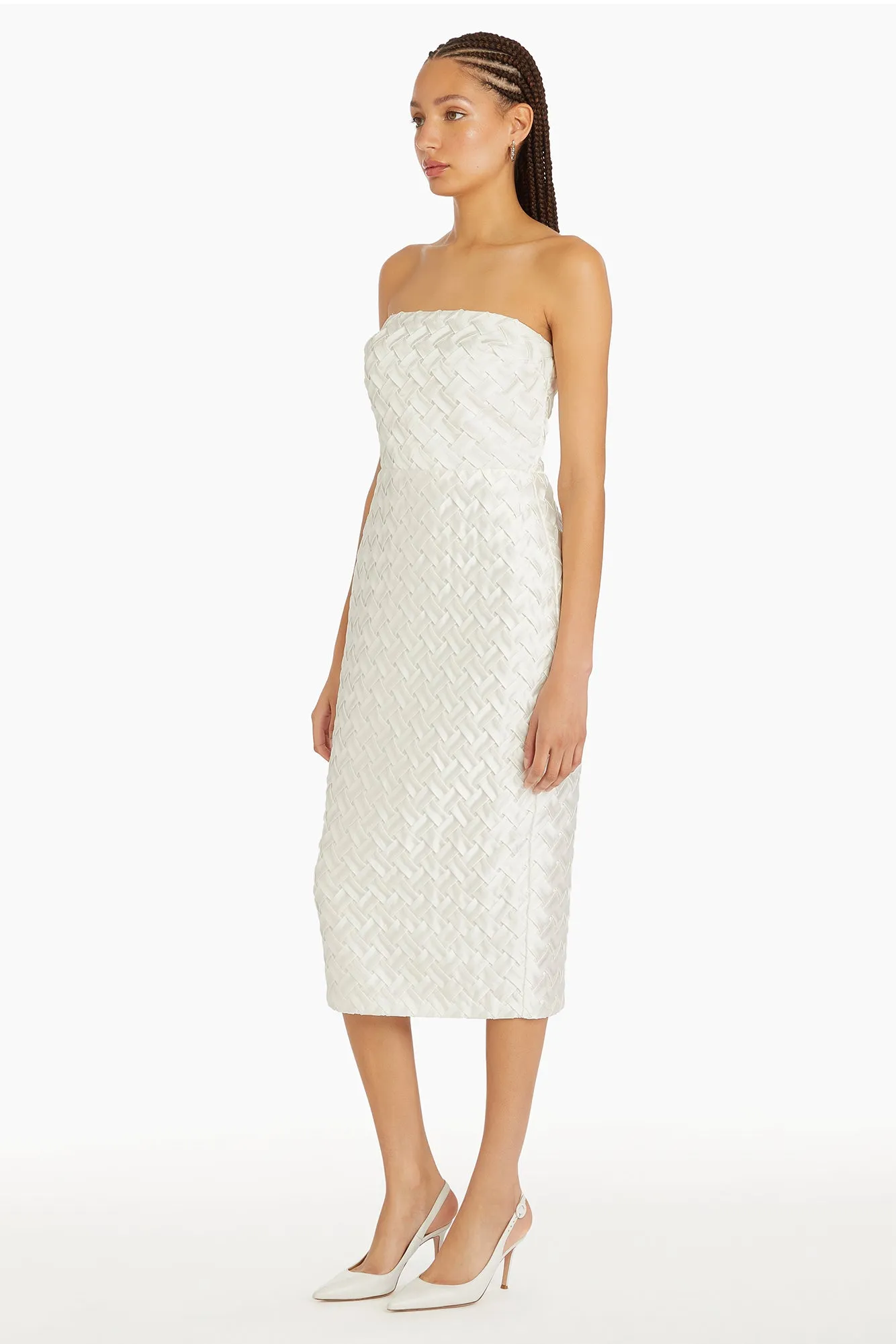 Arely Midi in Pleat sold by Amanda Uprichard product image thumbnail 4