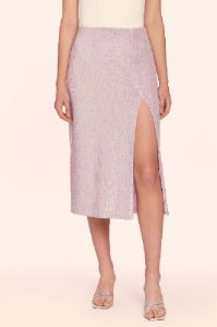 Dale Midi Skirt in Sequin sold by Amanda Uprichard