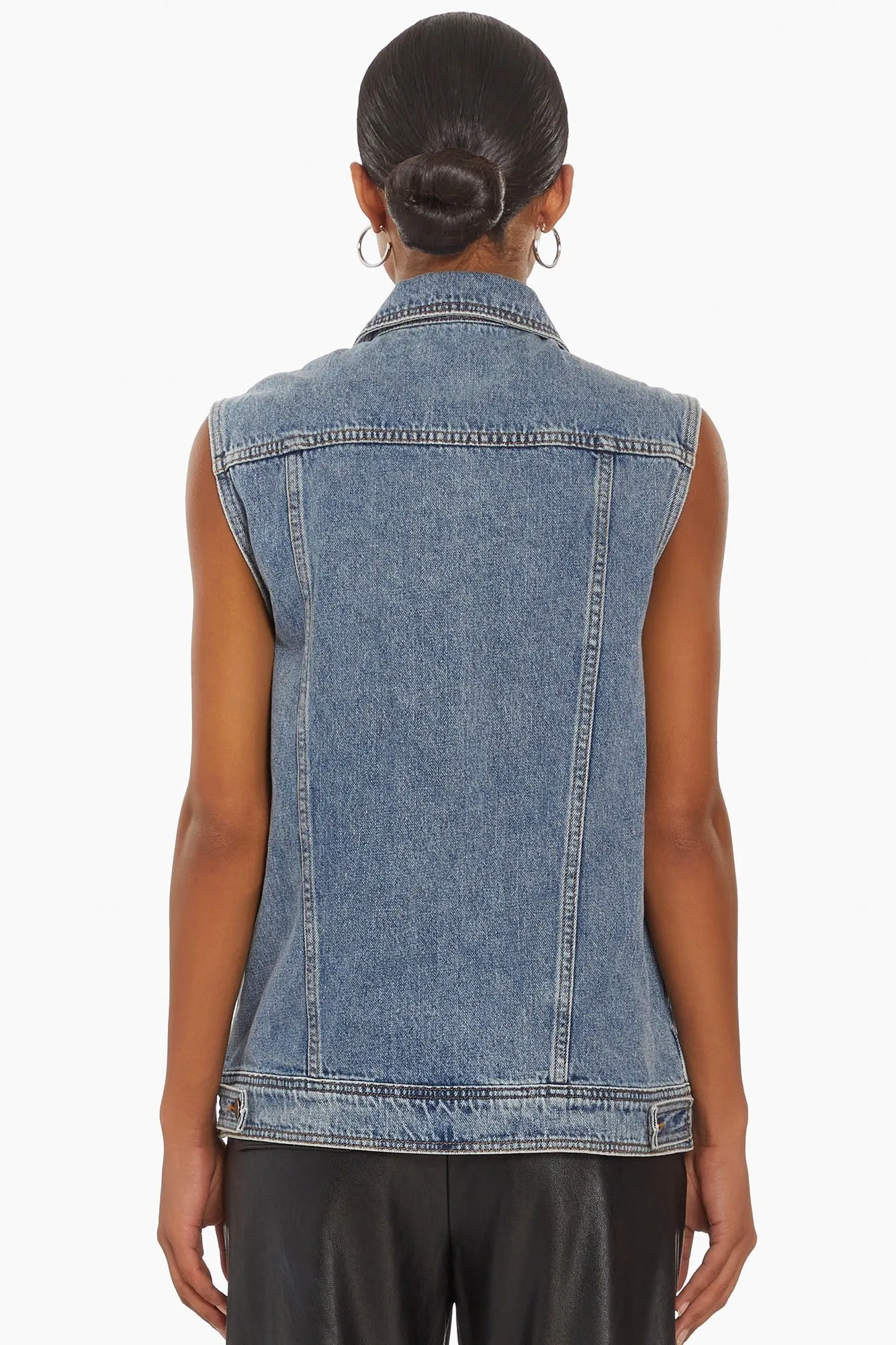 Greyson Denim Vest sold by Amanda Uprichard product image thumbnail 5