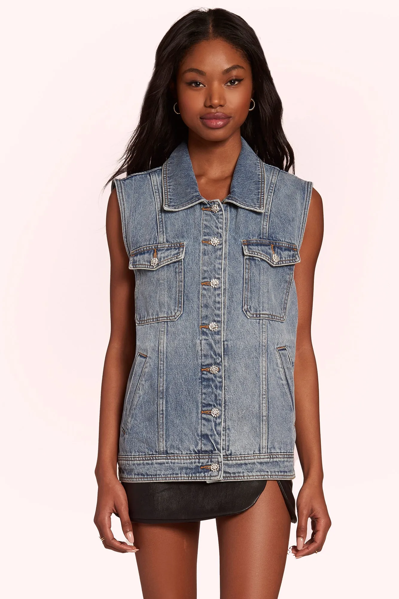 Greyson Denim Vest sold by Amanda Uprichard