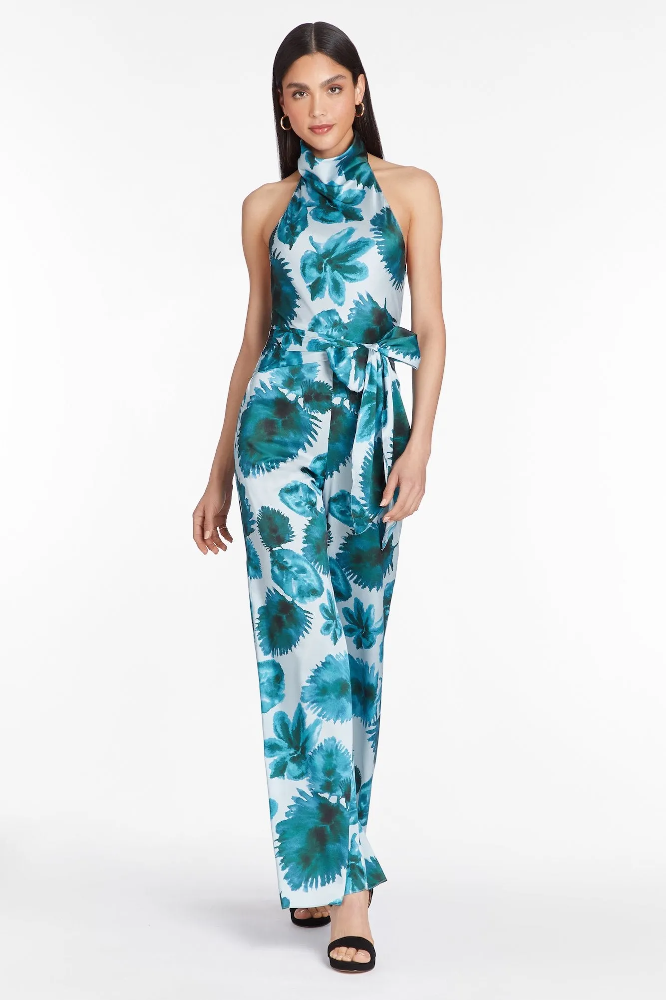 Joanne Jumpsuit in Printed Twill sold by Amanda Uprichard product image thumbnail 4