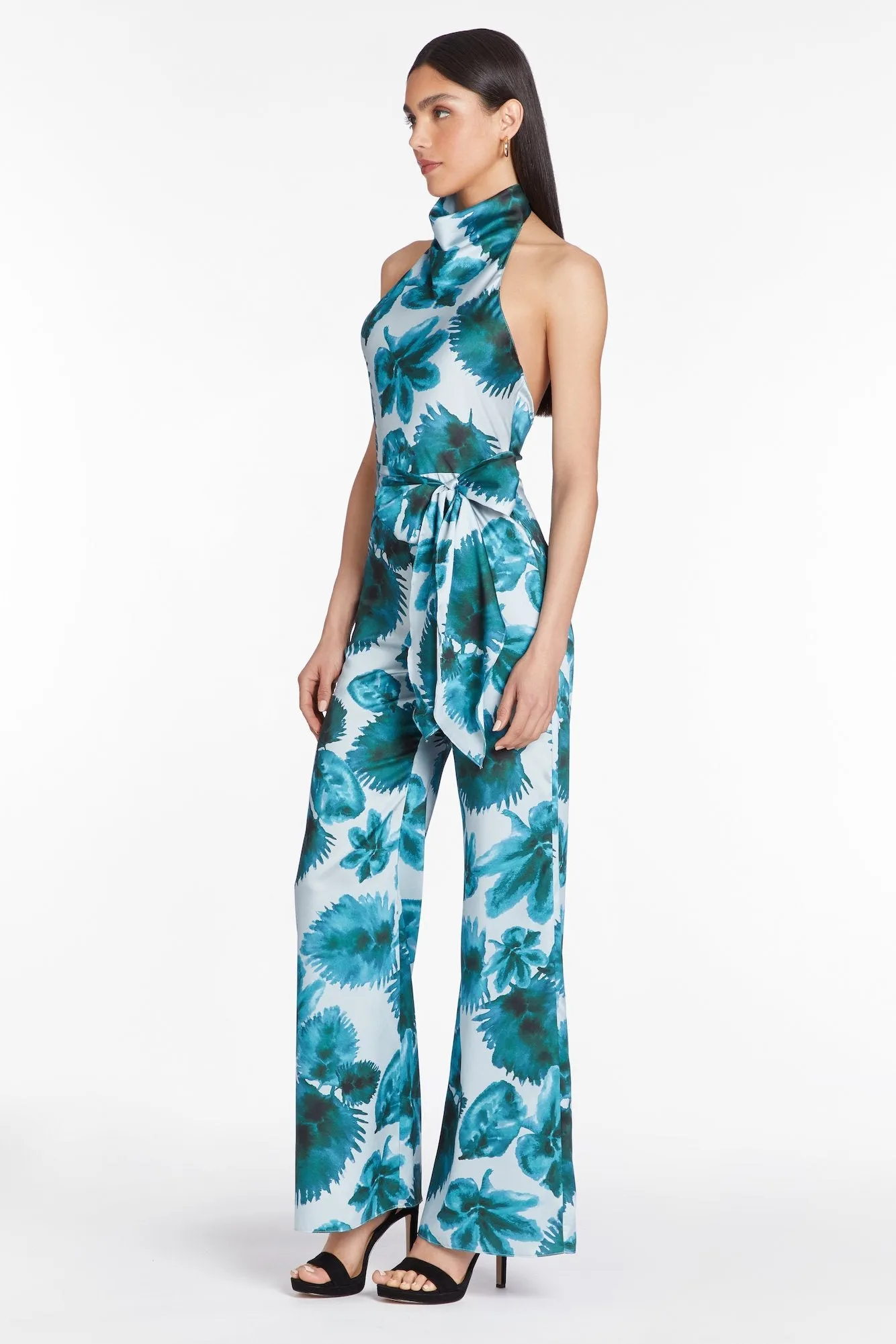 Joanne Jumpsuit in Printed Twill sold by Amanda Uprichard product image thumbnail 3