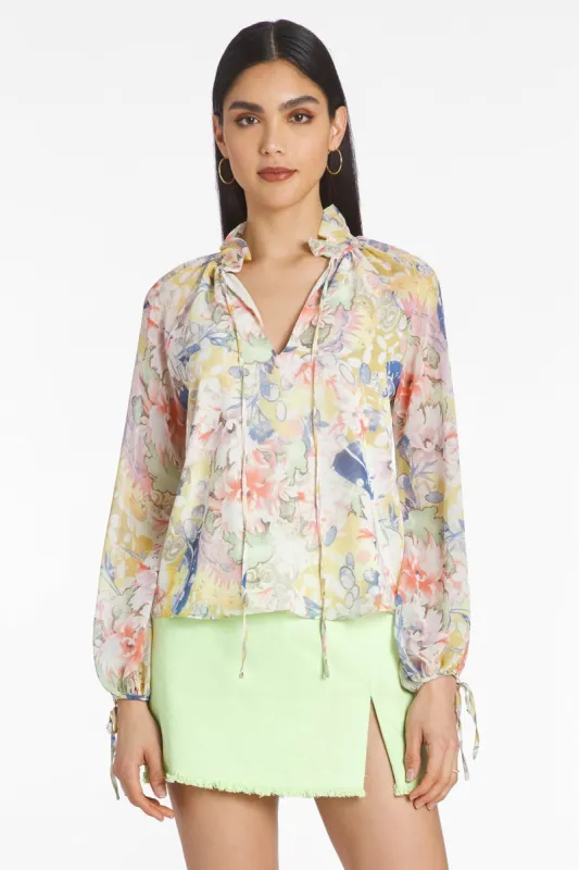 Vittoria Top in Polaris Print sold by Amanda Uprichard