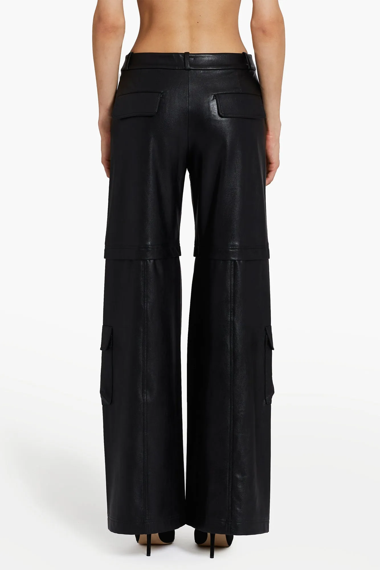 Lucas Pants in Faux Leather sold by Amanda Uprichard product image thumbnail 3
