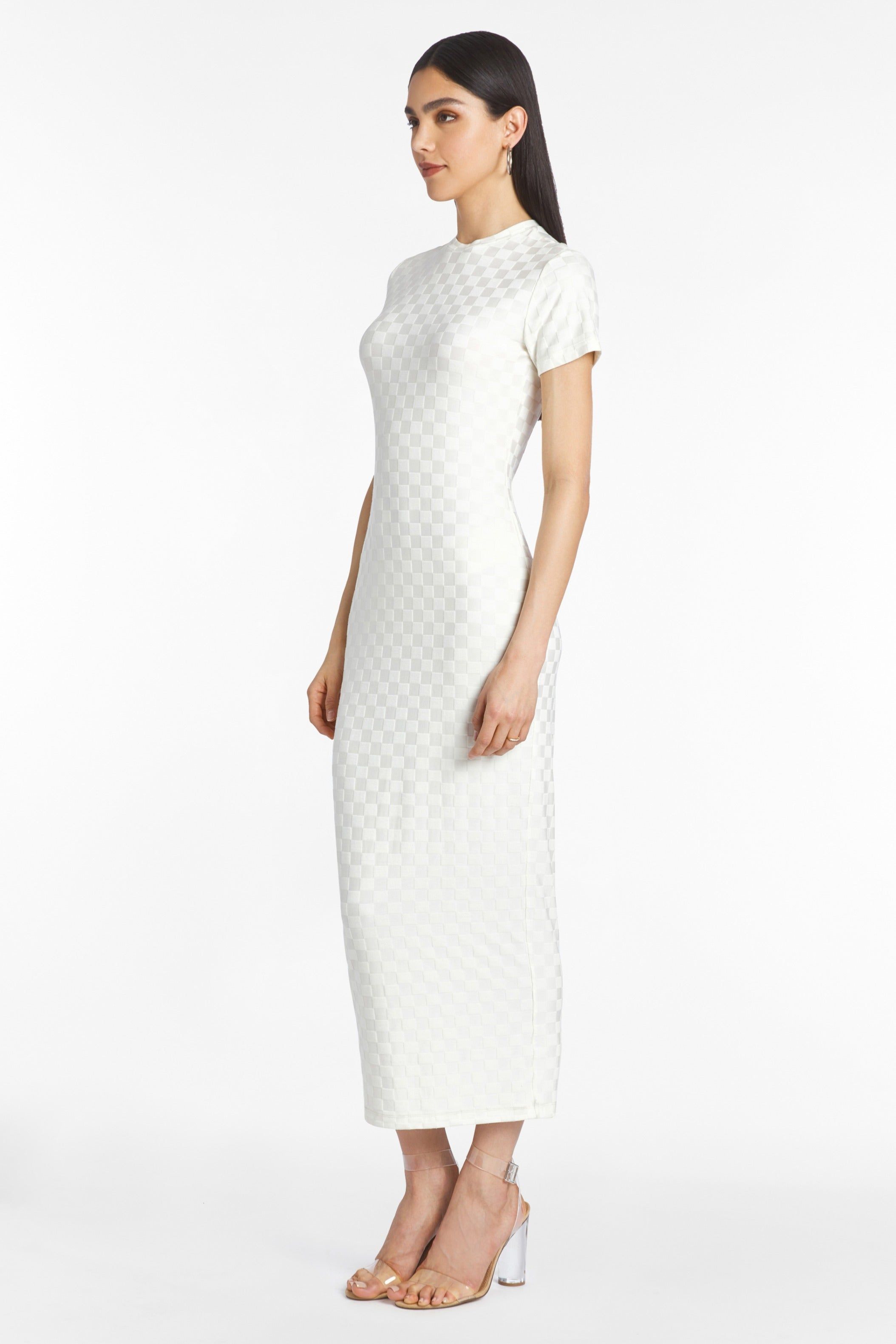 Rosaria Dress in Speedway sold by Amanda Uprichard product image thumbnail 4