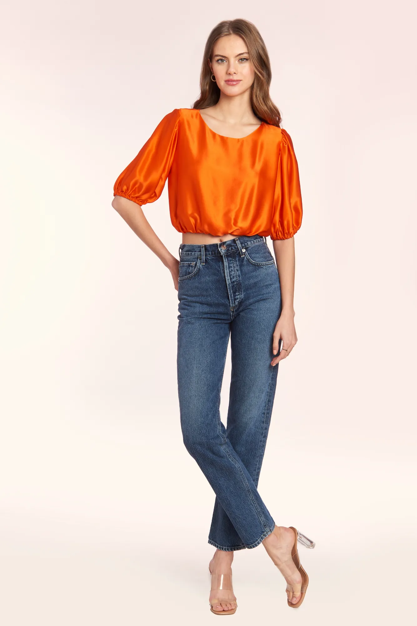 Duval Silk Top sold by Amanda Uprichard product image thumbnail 3