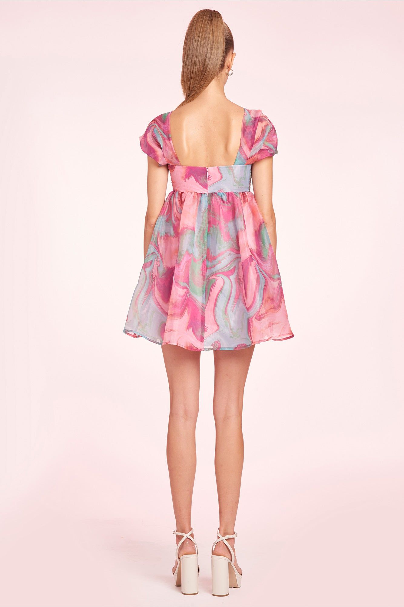 Cindylou Dress in Mystic Print sold by Amanda Uprichard product image thumbnail 3