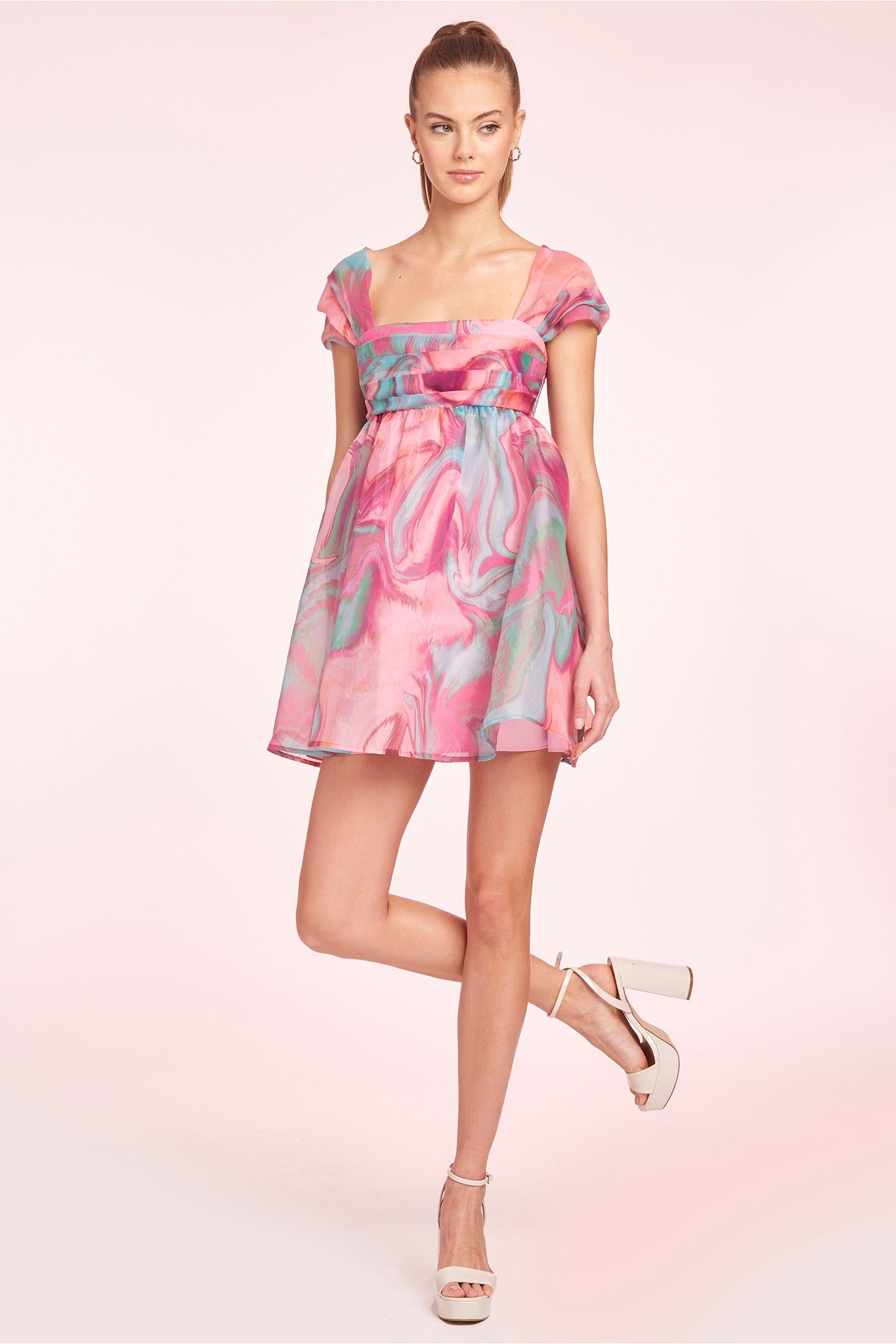 Cindylou Dress in Mystic Print sold by Amanda Uprichard product image thumbnail 5