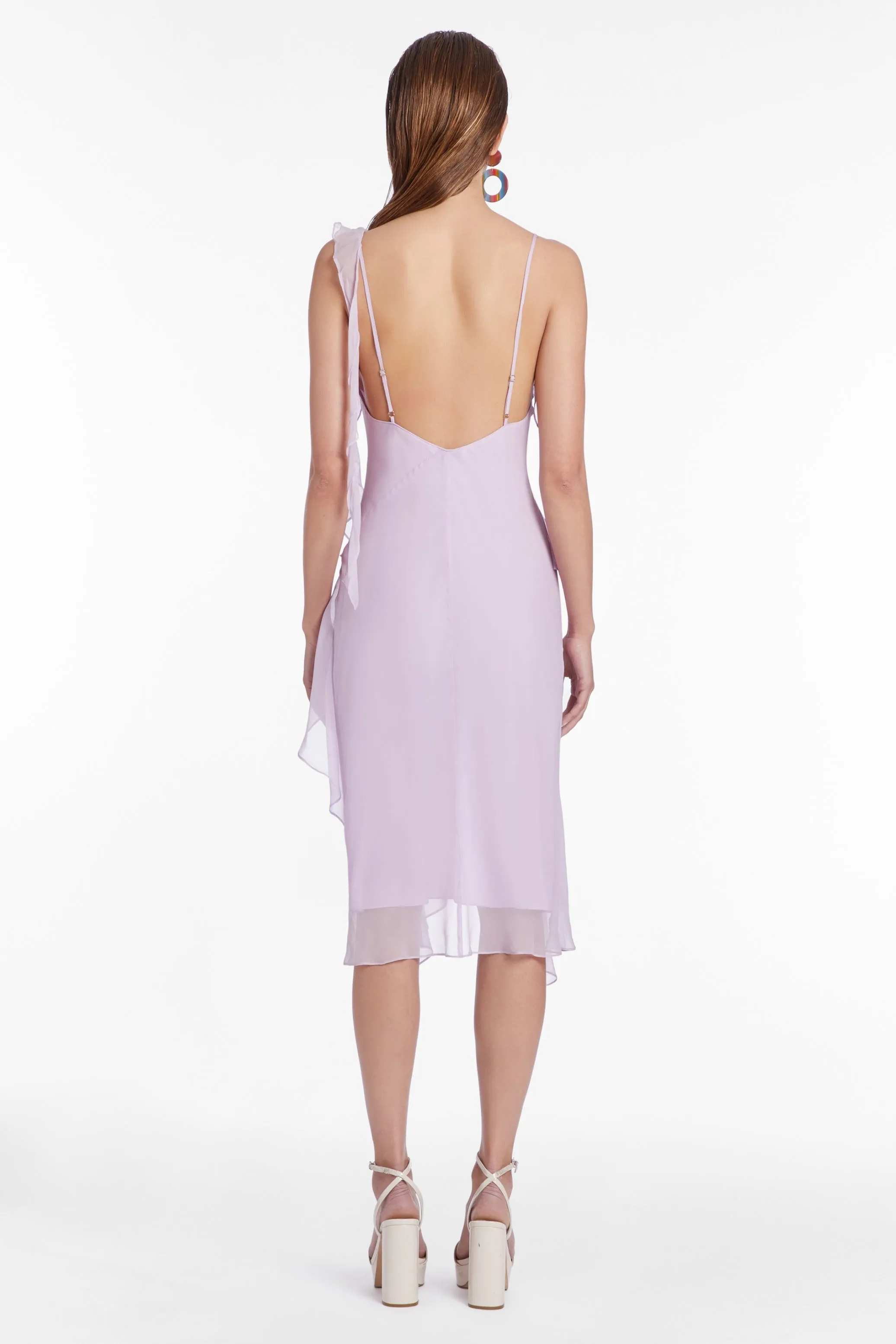 Casilda Dress in Silk Chiffon sold by Amanda Uprichard product image thumbnail 3