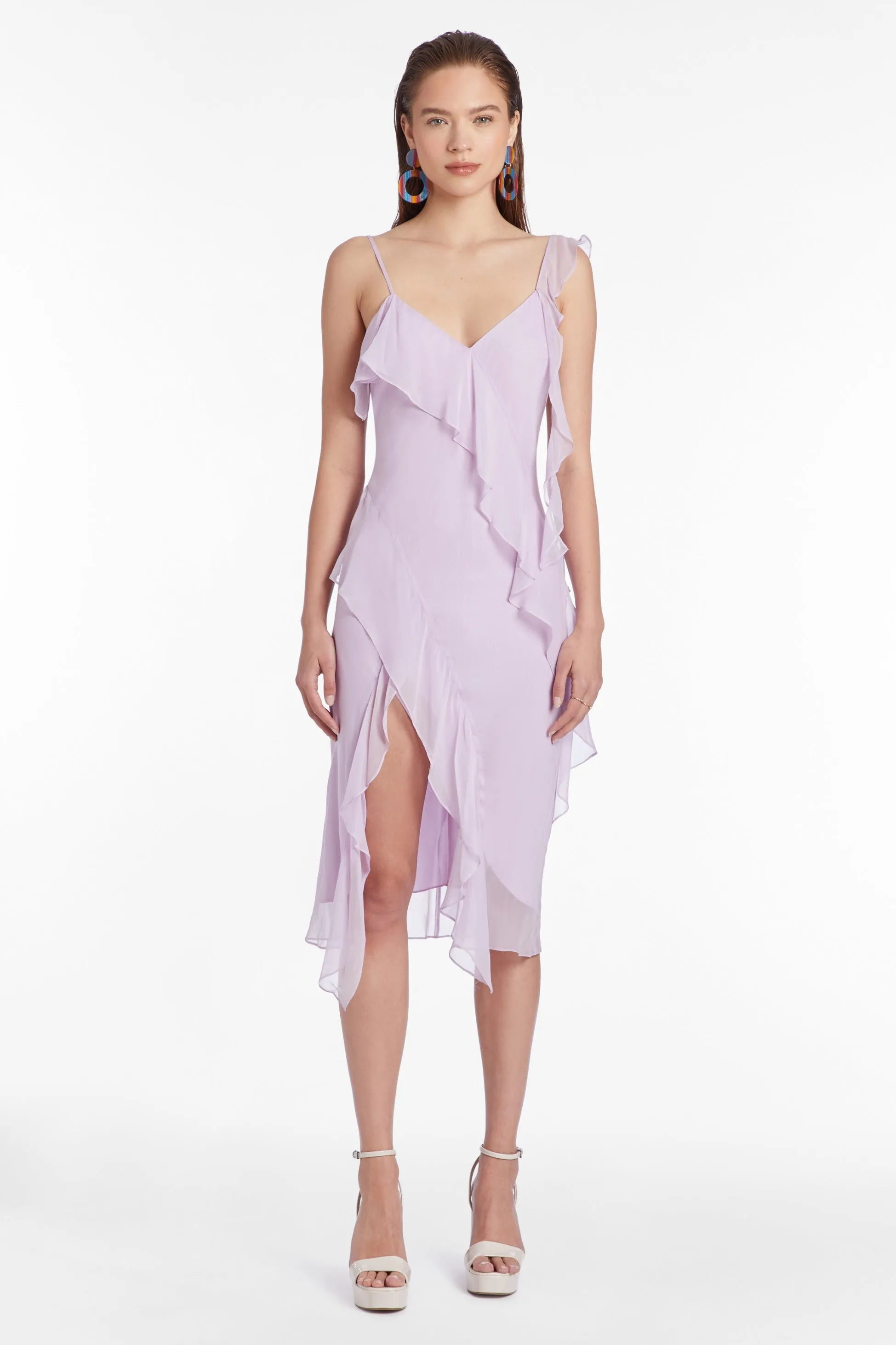 Casilda Dress in Silk Chiffon sold by Amanda Uprichard