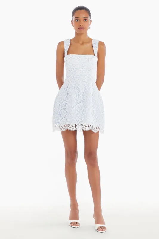 Bethany Skort Romper in Lace sold by Amanda Uprichard