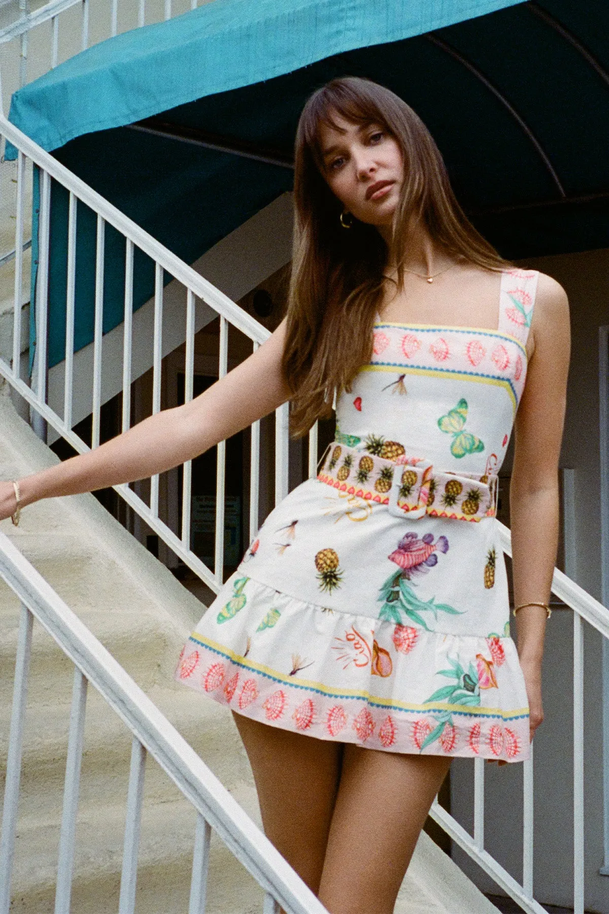 Lena Skort Romper sold by Amanda Uprichard product image thumbnail 5