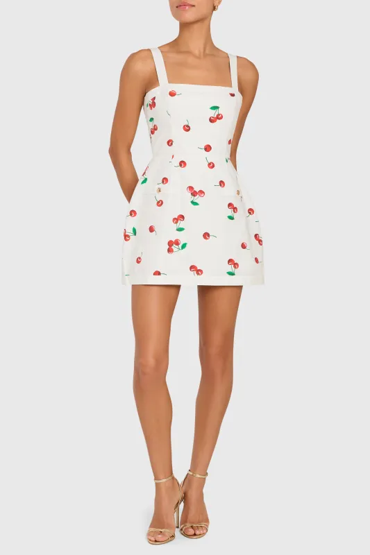 Martini Skort Romper in Cherry sold by Amanda Uprichard