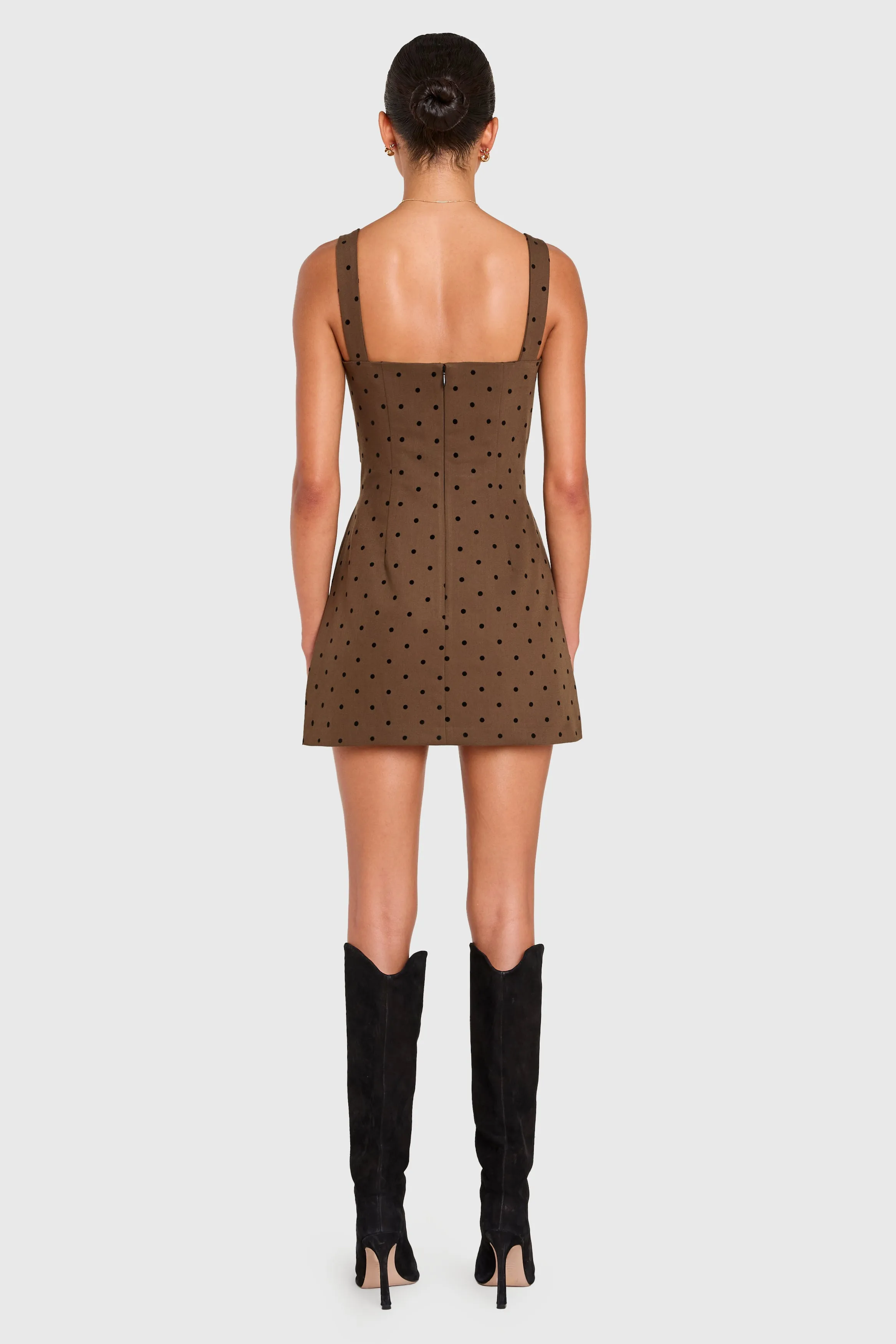 Soho Romper in Polka Dot sold by Amanda Uprichard product image thumbnail 3