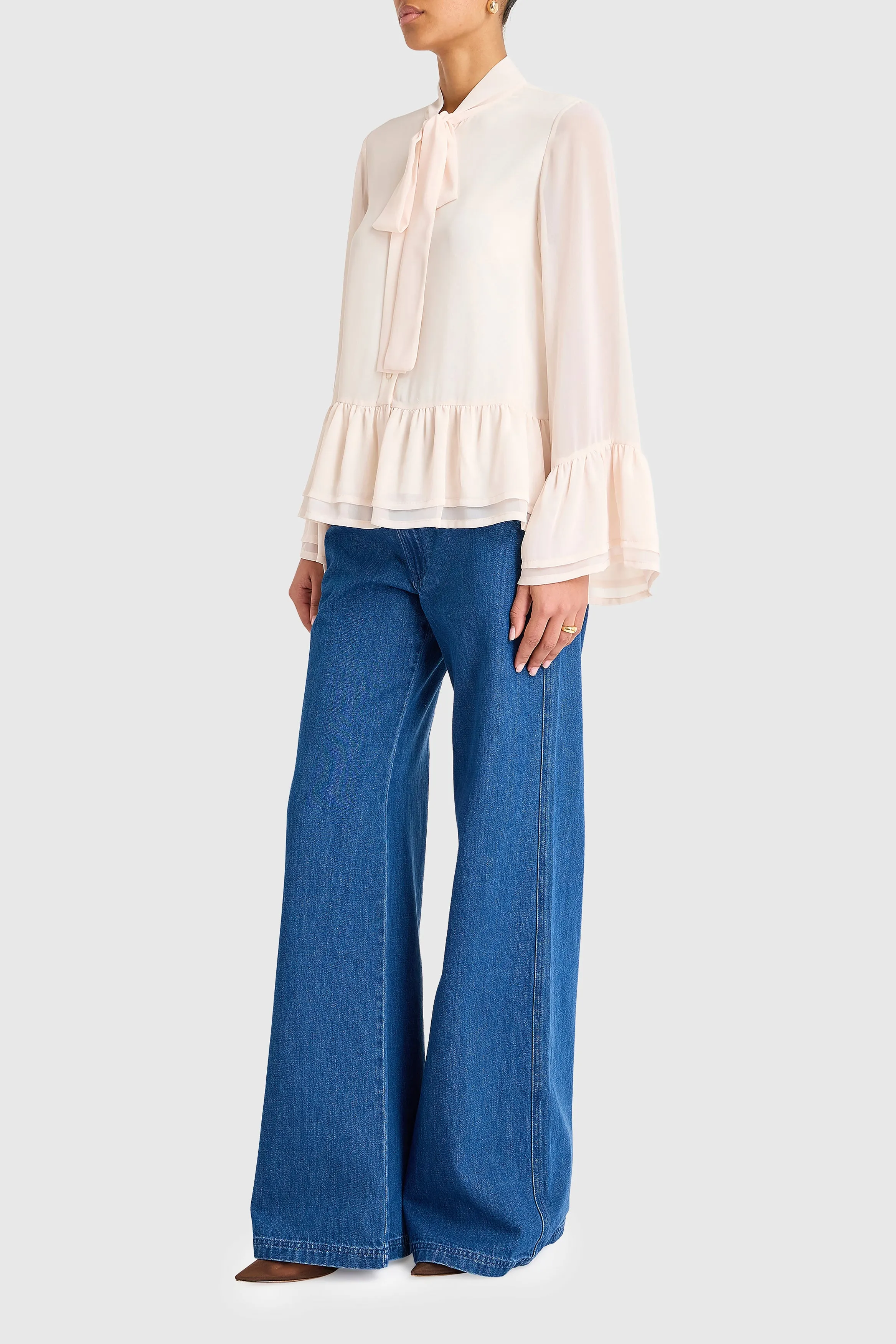 Thalia Wide-Leg Jeans sold by Amanda Uprichard product image thumbnail 3