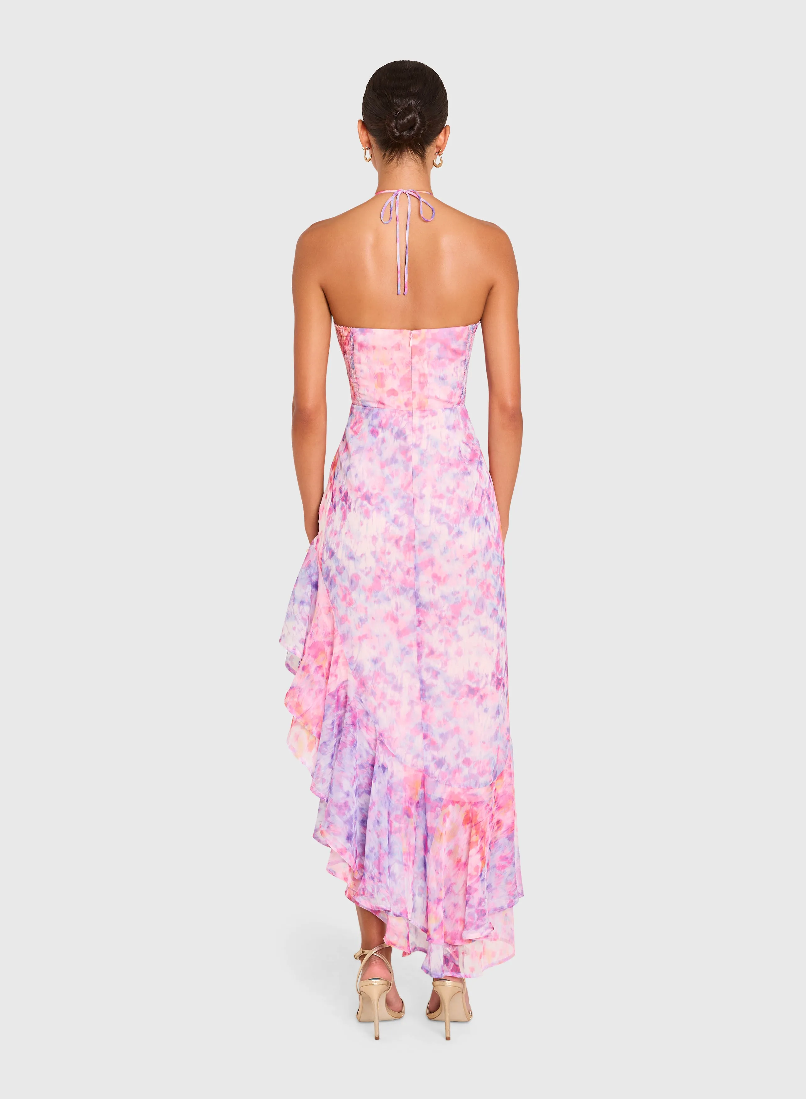 Carlina Dress in Cotton Candy sold by Amanda Uprichard product image thumbnail 3