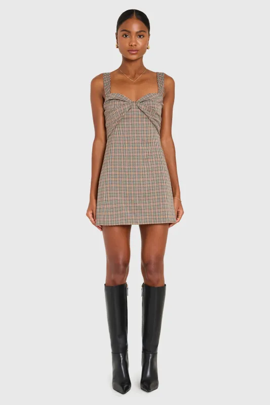 Soho Romper in Plaid sold by Amanda Uprichard