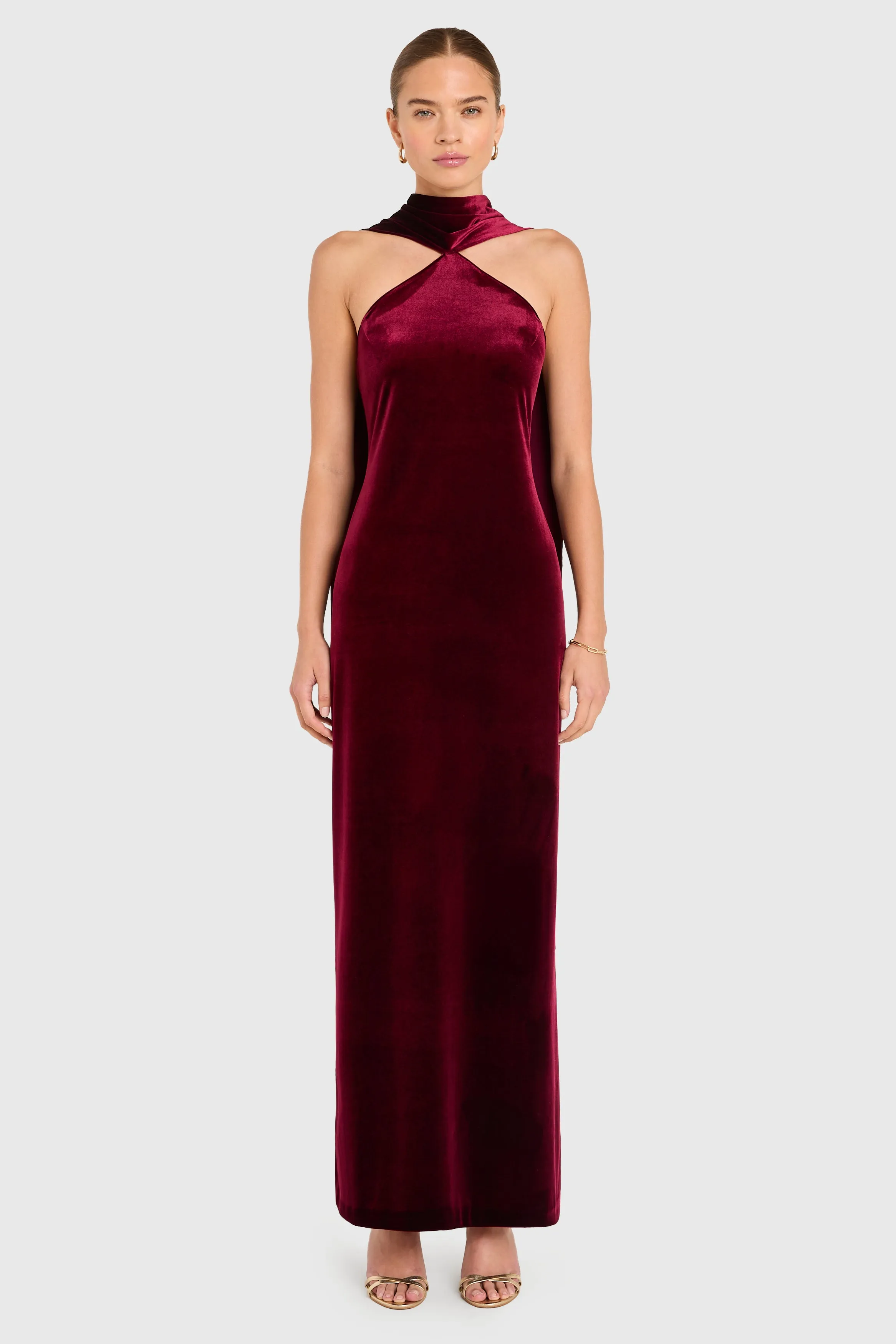 Ashton Maxi in Velvet sold by Amanda Uprichard
