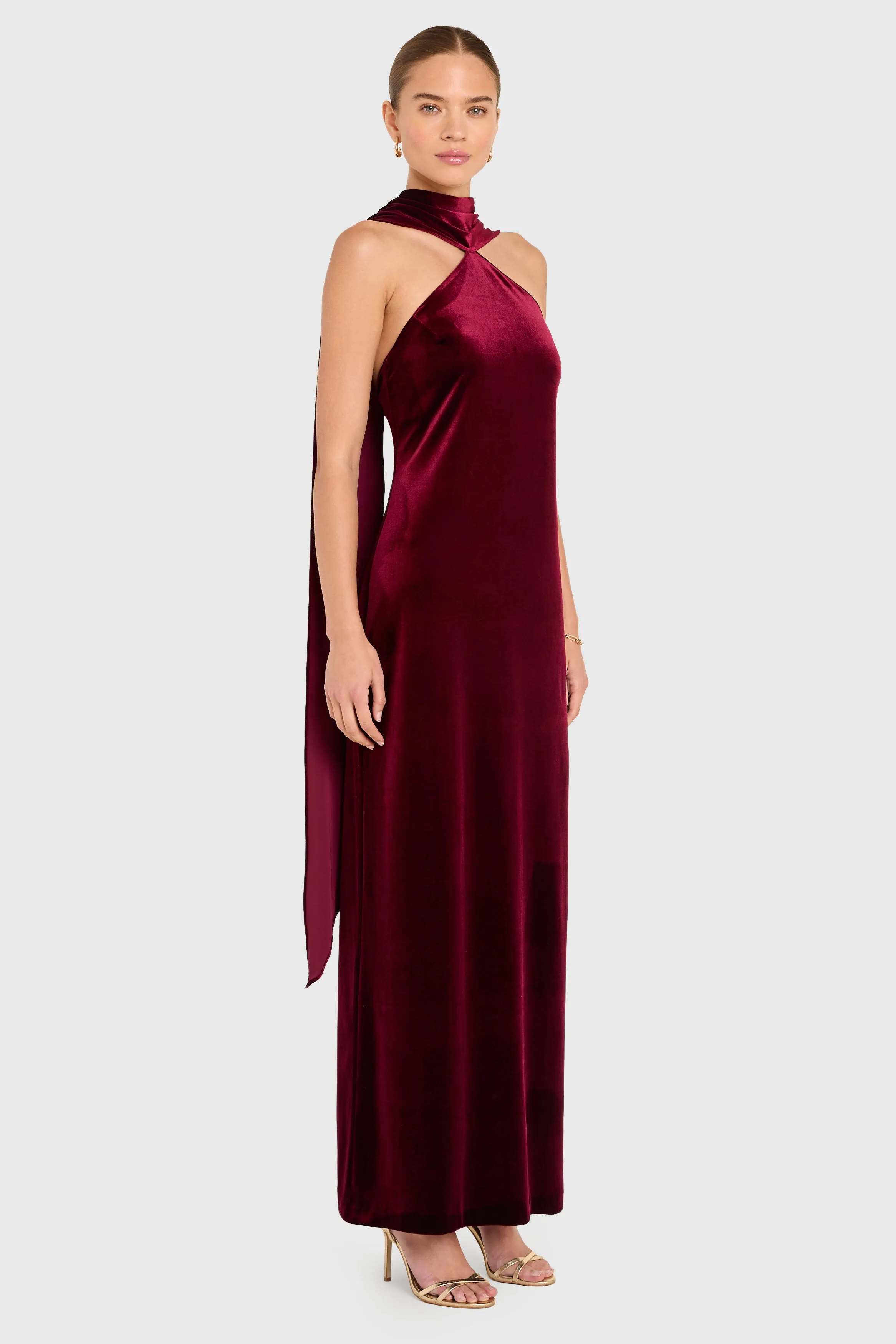 Ashton Maxi in Velvet sold by Amanda Uprichard product image thumbnail 2