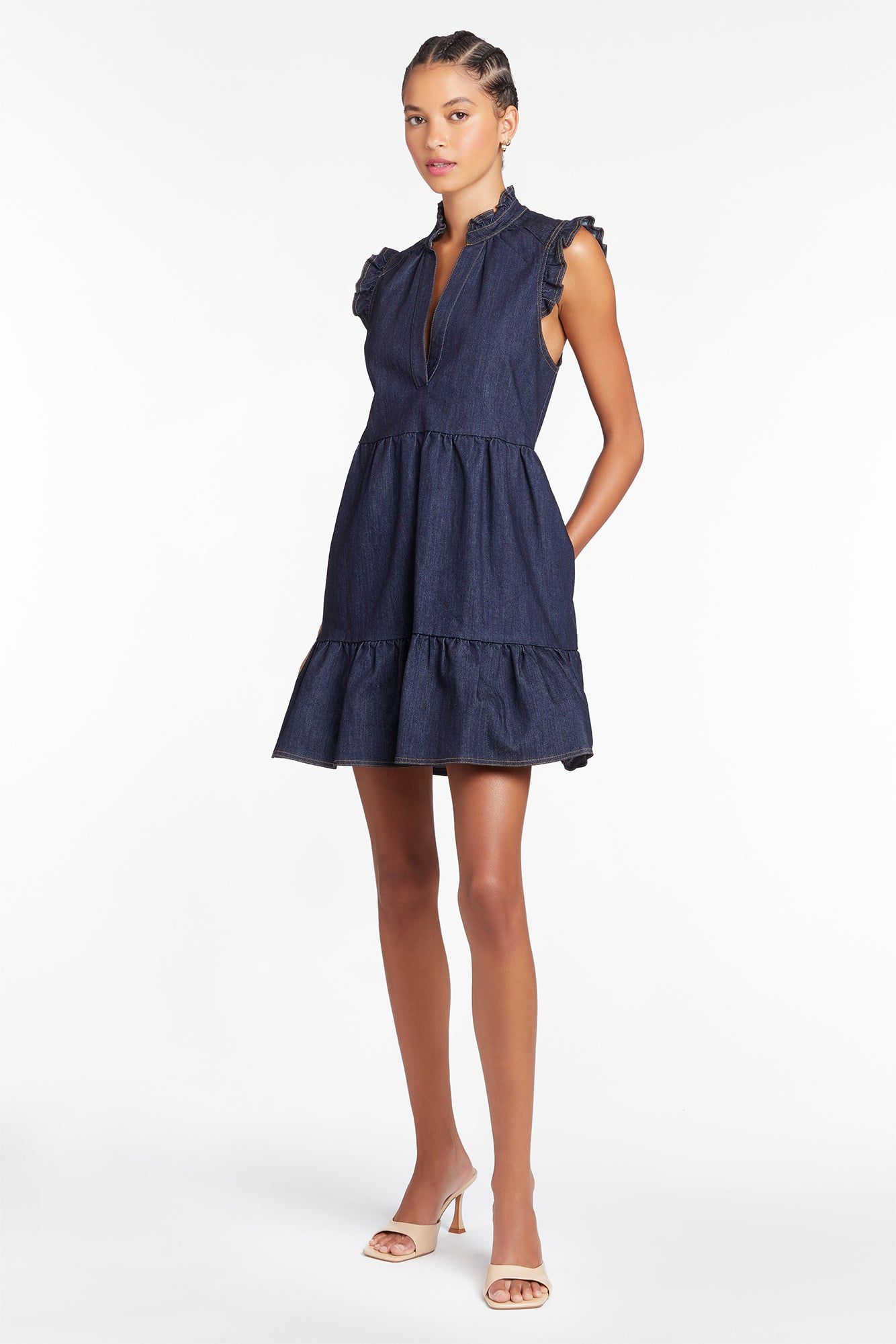 Alcott Denim Dress sold by Amanda Uprichard product image thumbnail 3