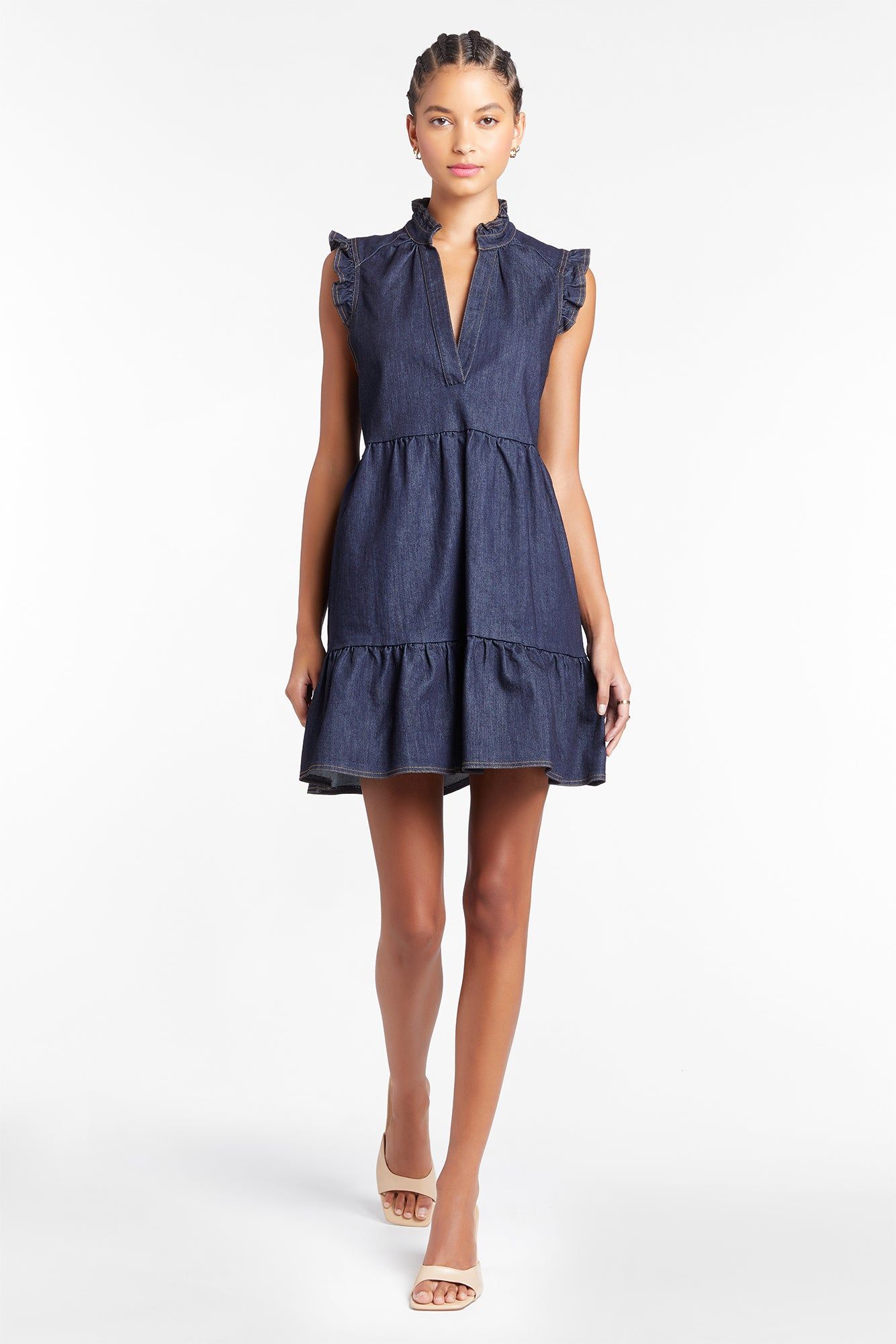 Alcott Denim Dress sold by Amanda Uprichard product image thumbnail 4