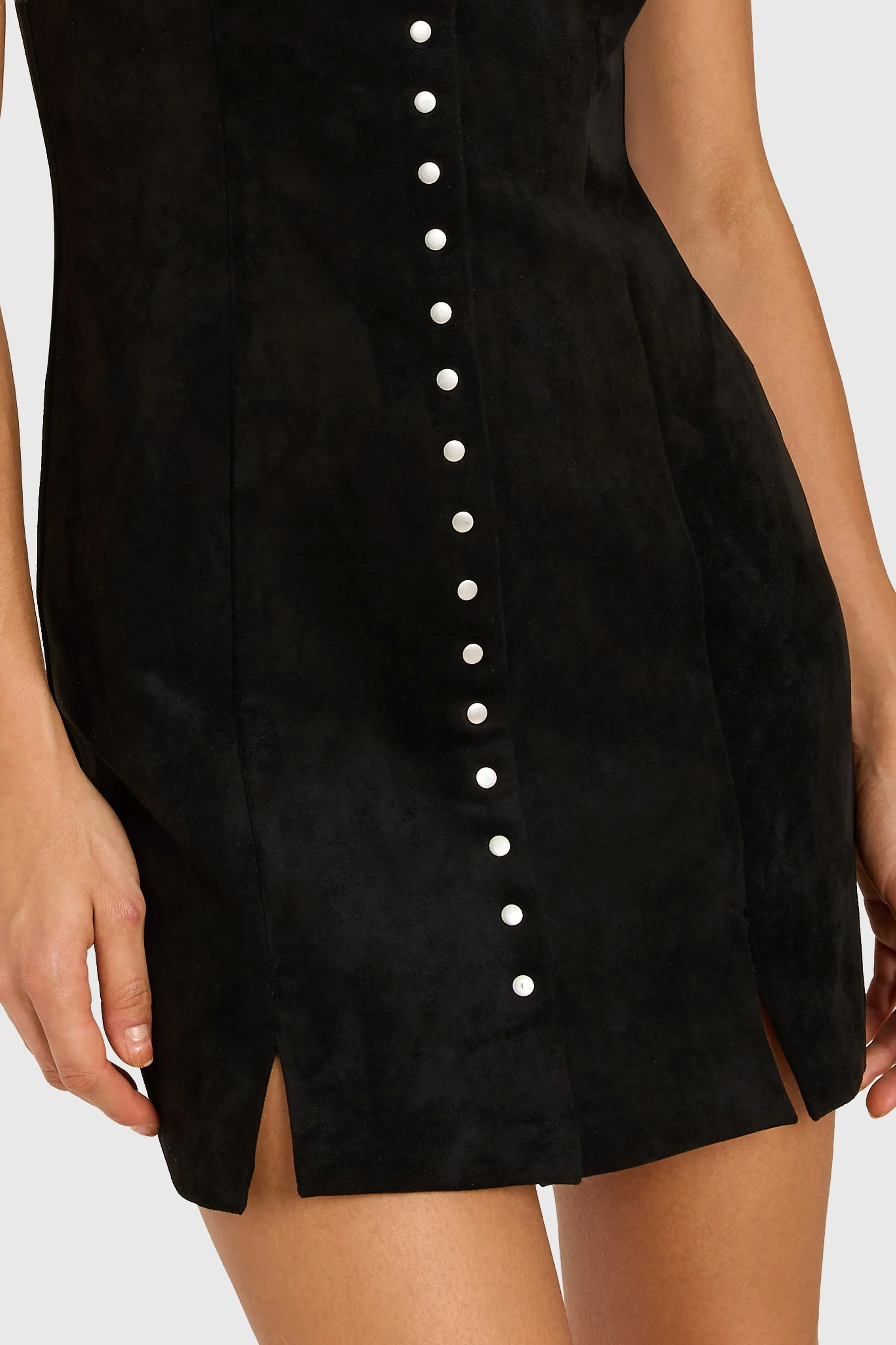 Oliviera Dress in Suede sold by Amanda Uprichard product image thumbnail 4