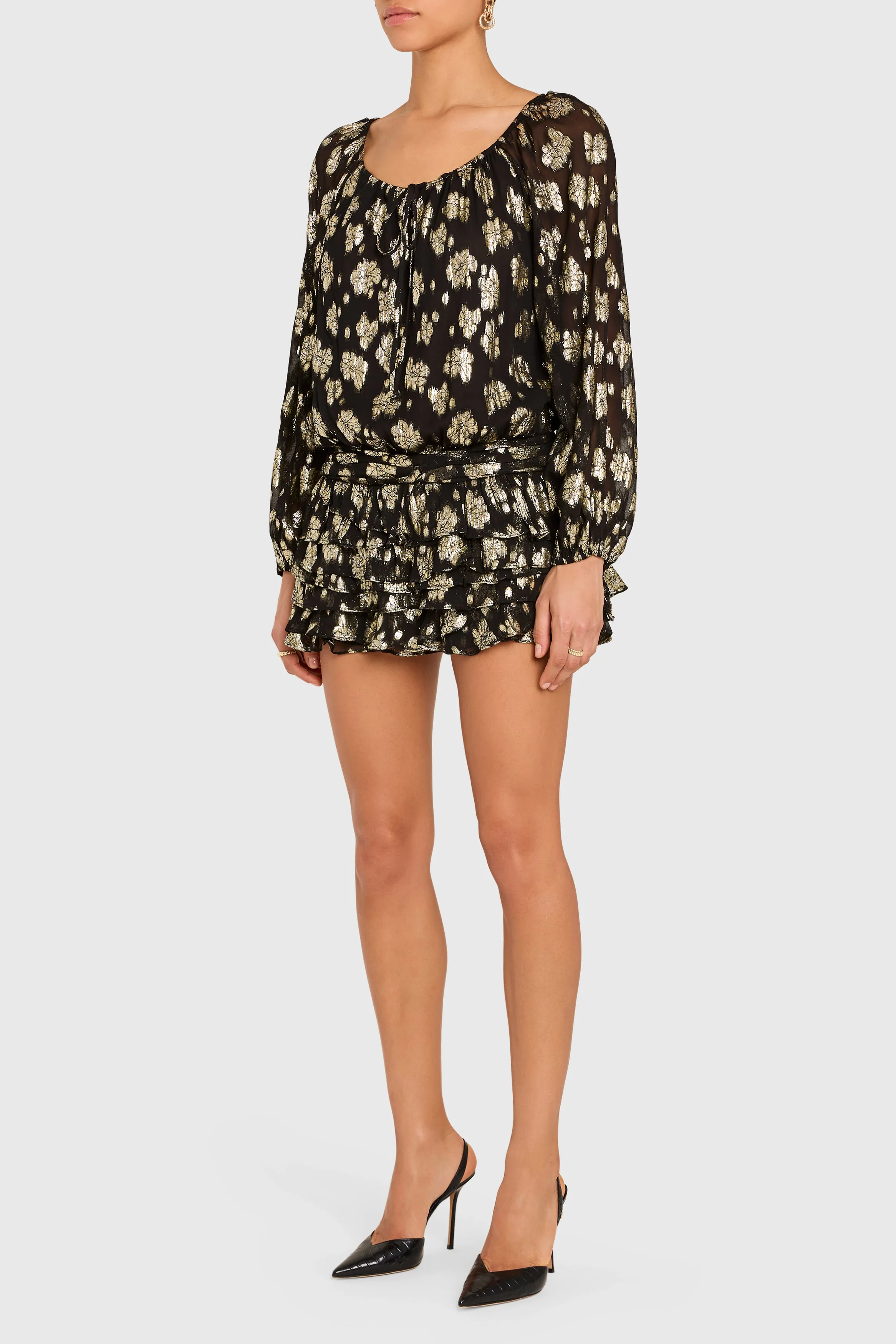 Dallas Romper in Chiffon Lacroix sold by Amanda Uprichard product image thumbnail 2