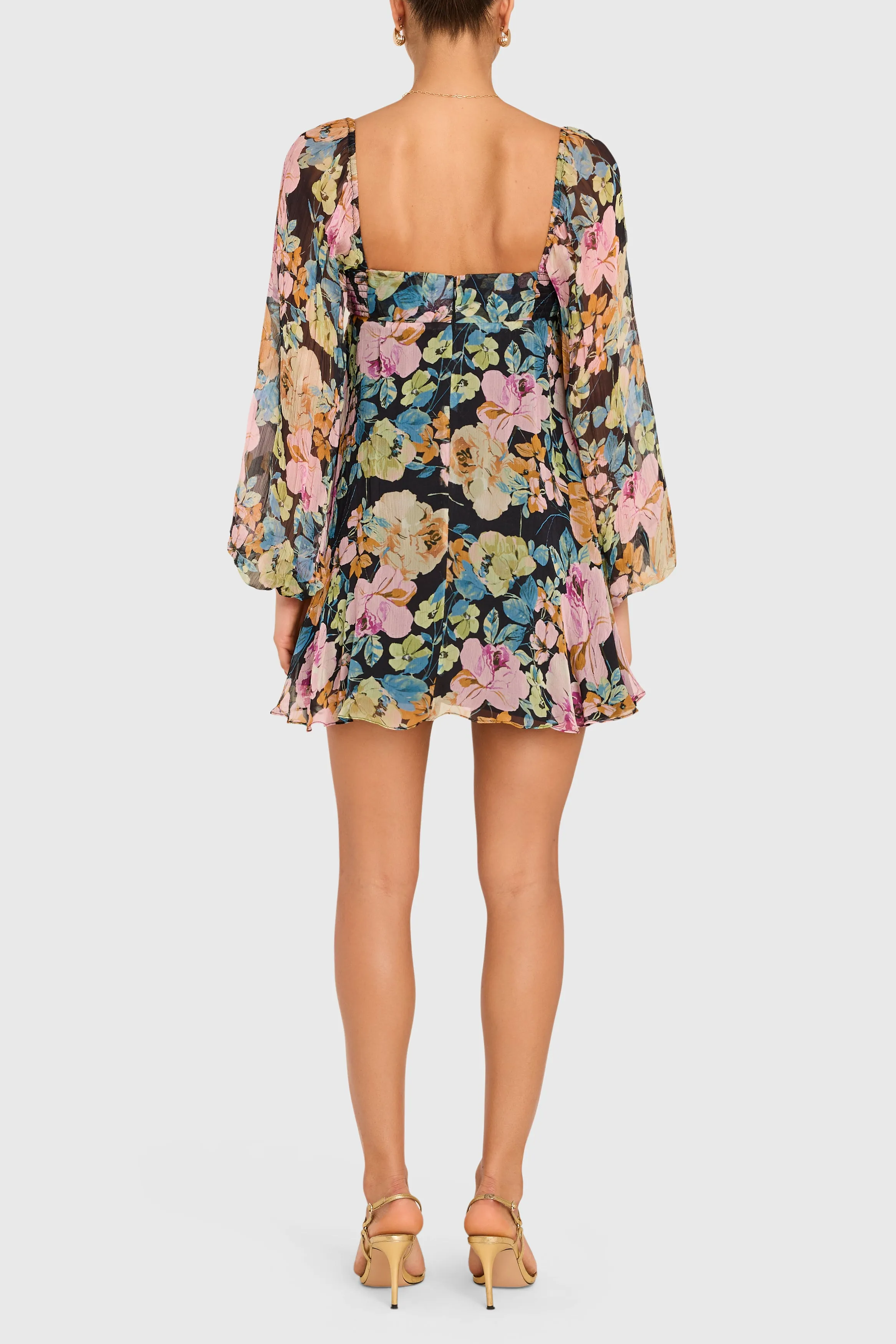 Carrie Dress in Lisboa Print sold by Amanda Uprichard product image thumbnail 3