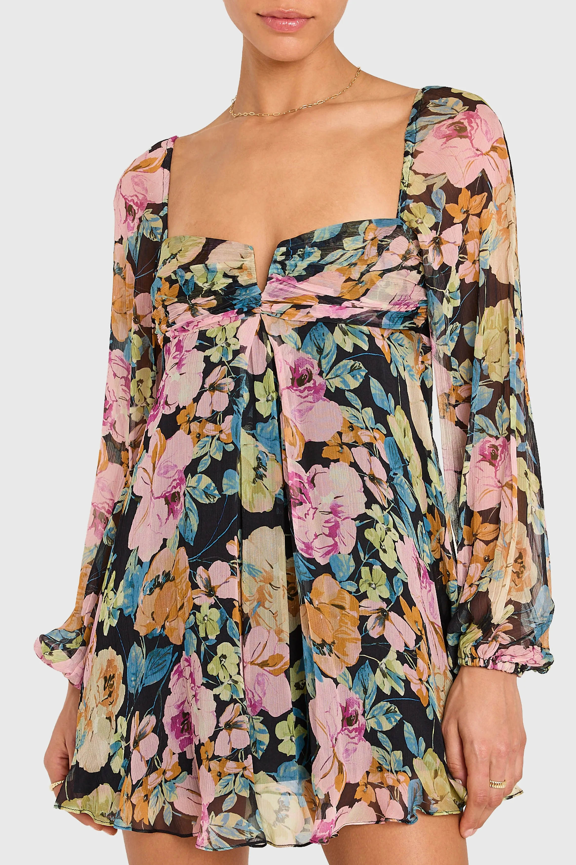 Carrie Dress in Lisboa Print sold by Amanda Uprichard product image thumbnail 4