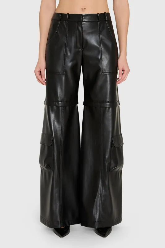 Lucas Pant in Faux Leather made by Amanda Uprichard