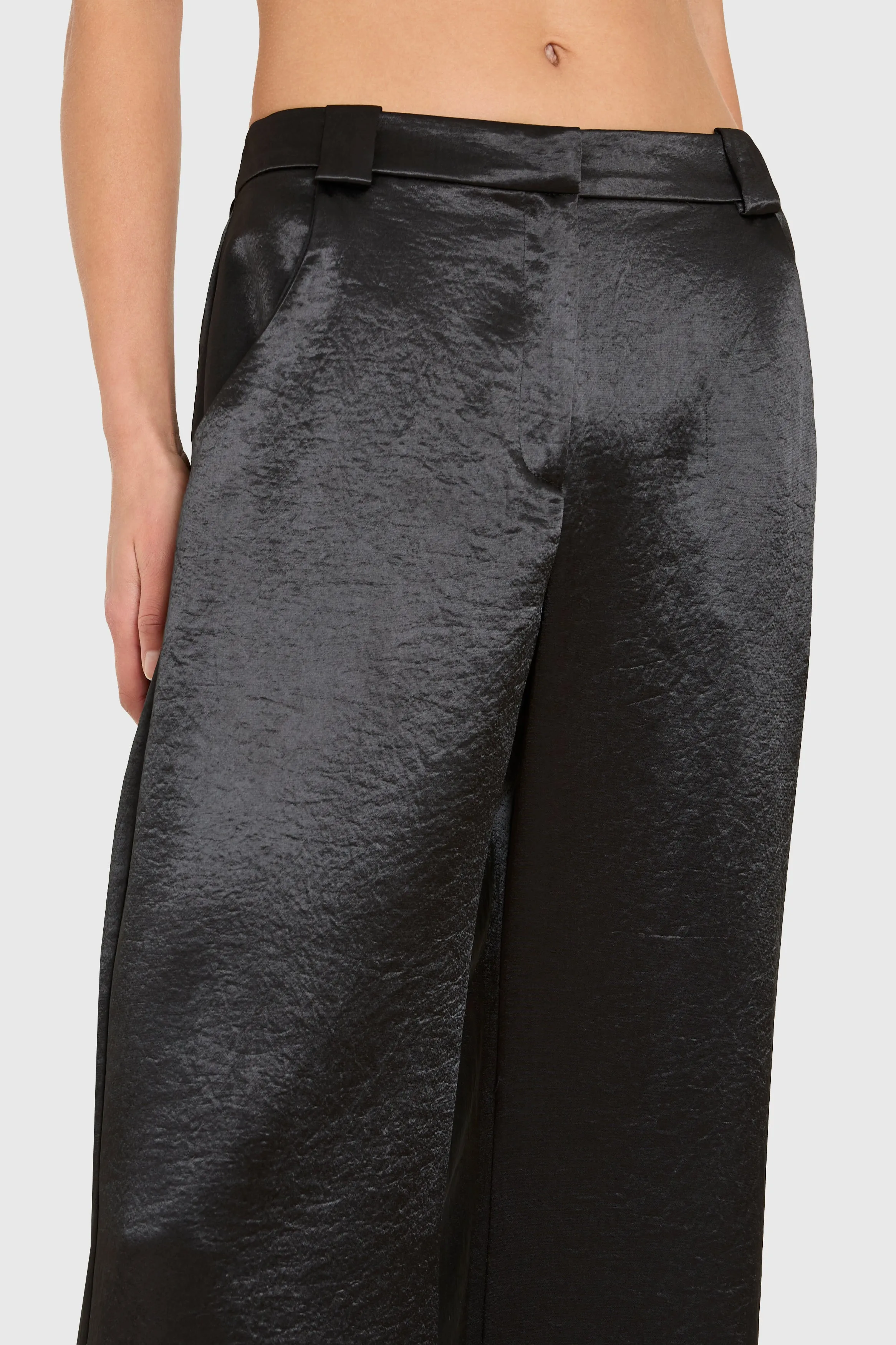 Saddler Pants in Hammered Satin sold by Amanda Uprichard product image thumbnail 4