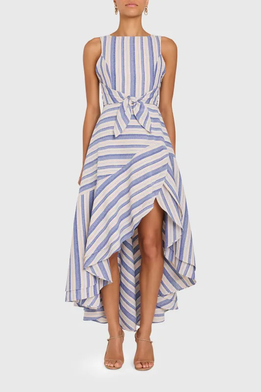 Casella Dress in Myers Stripe sold by Amanda Uprichard