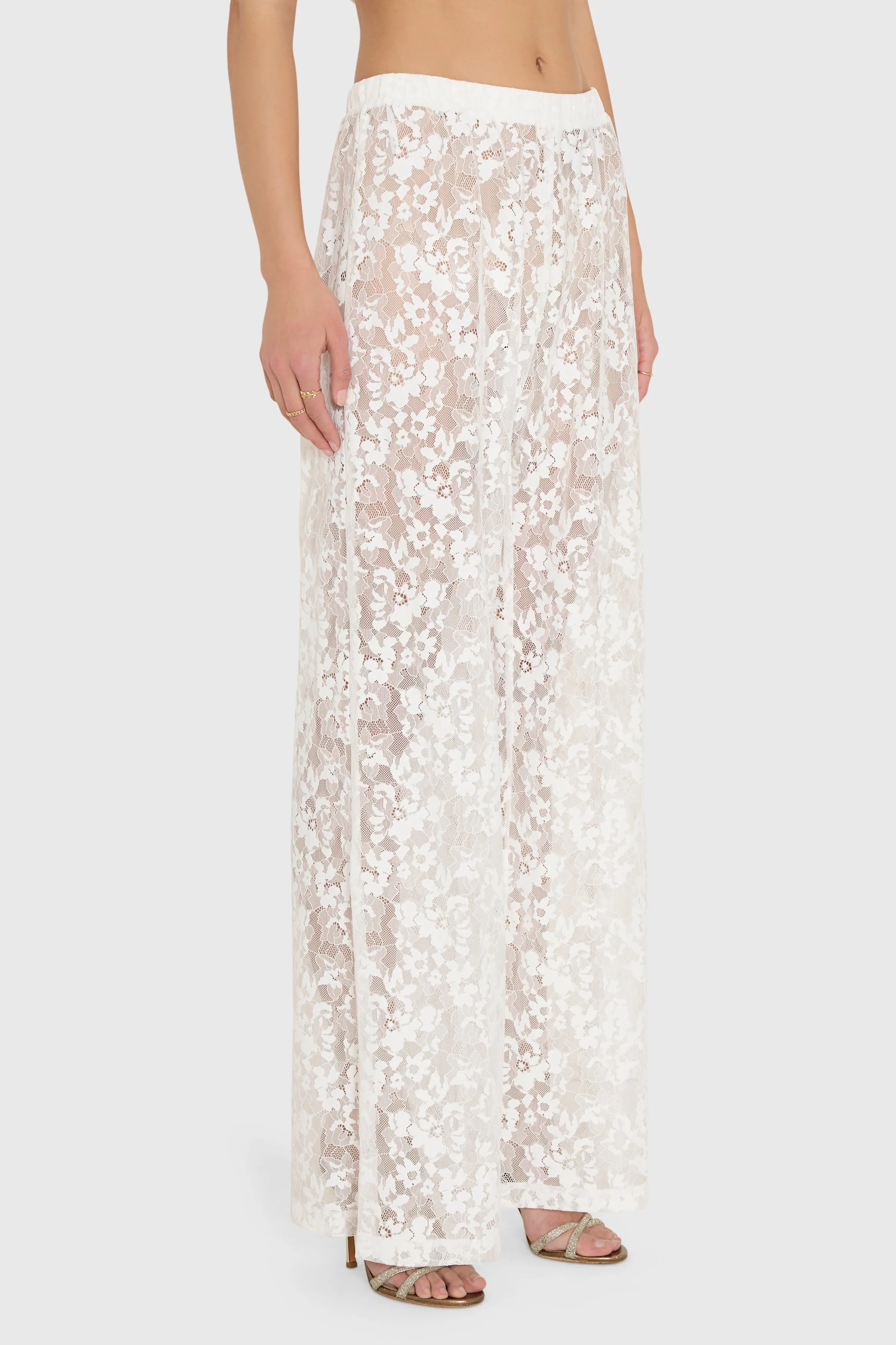 Mariko Pants in Lace sold by Amanda Uprichard product image thumbnail 2