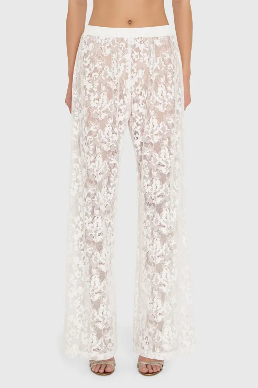 Mariko Pants in Lace made by Amanda Uprichard