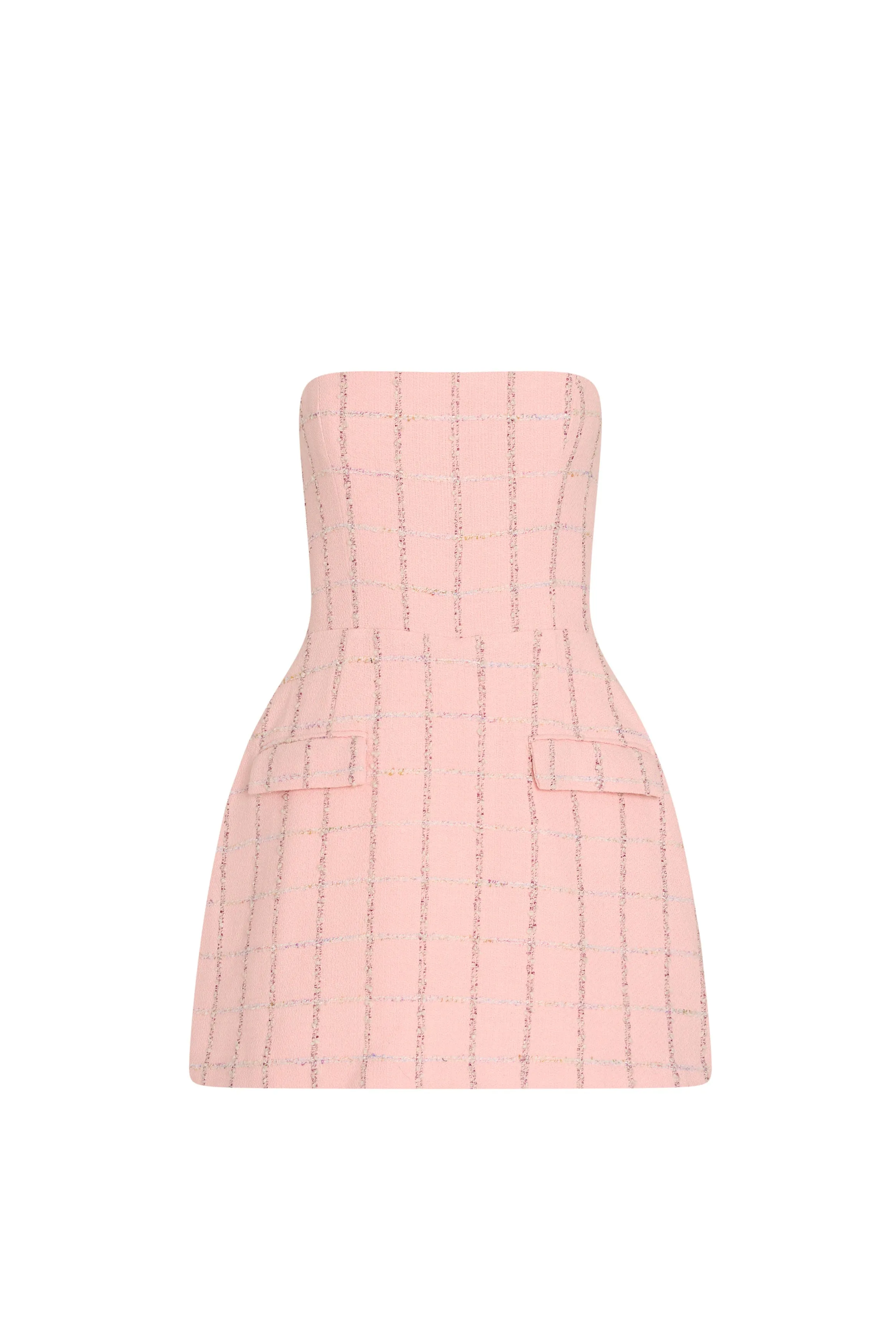 Strapless Bethany Romper in Charlotte Tweed sold by Amanda Uprichard product image thumbnail 5