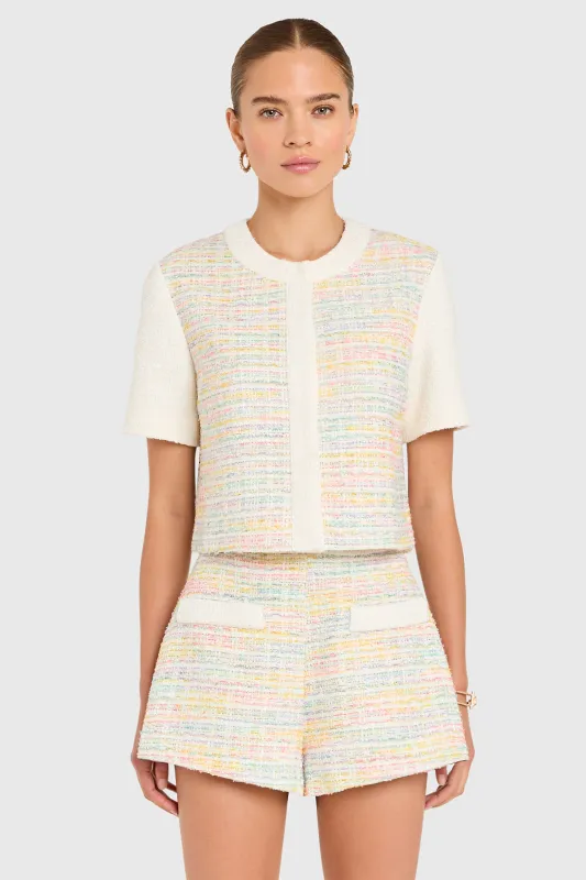 Braswell Top in Angelica Tweed made by Amanda Uprichard