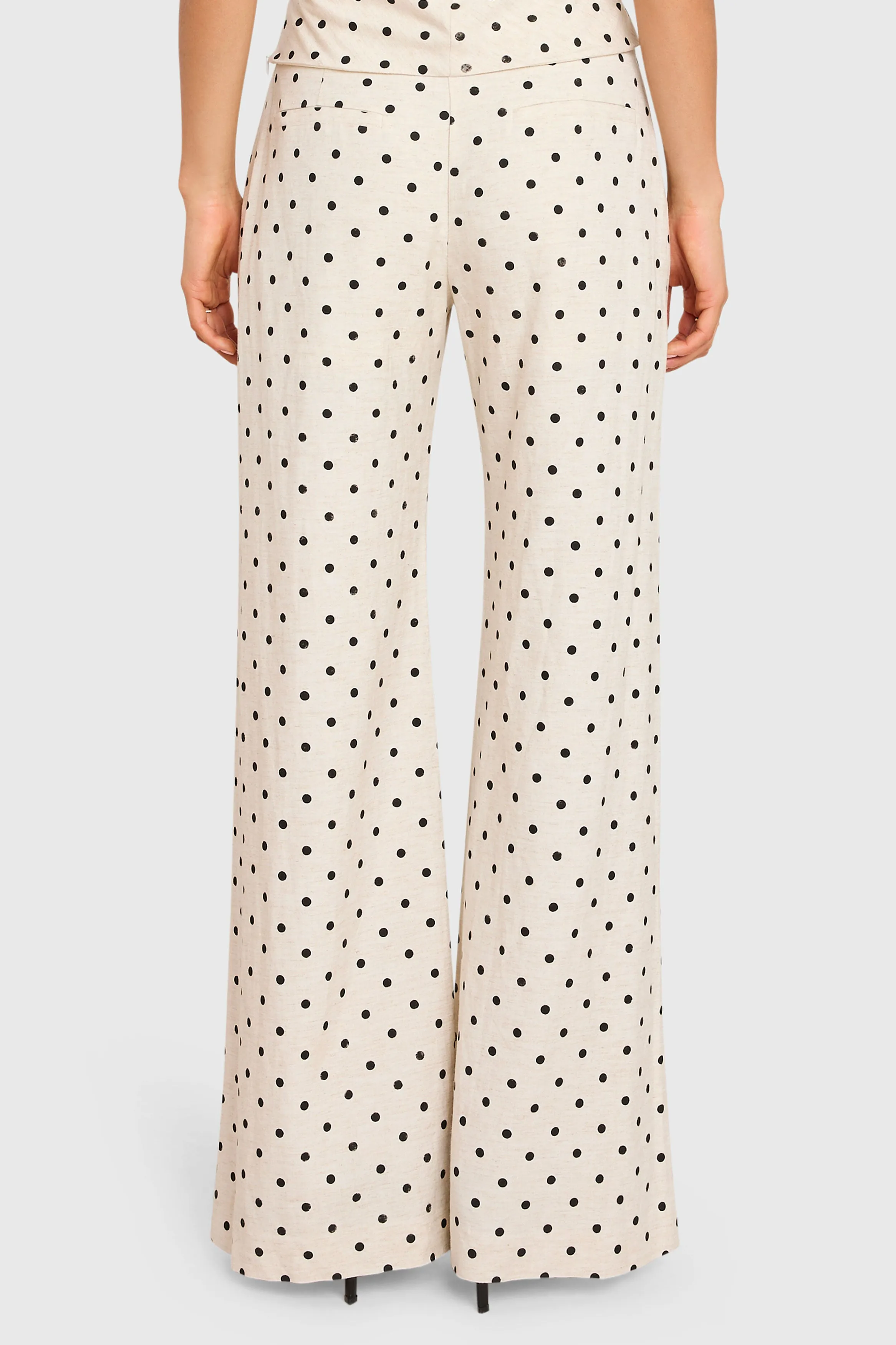 Saddler Pants in Polka Dot sold by Amanda Uprichard product image thumbnail 3