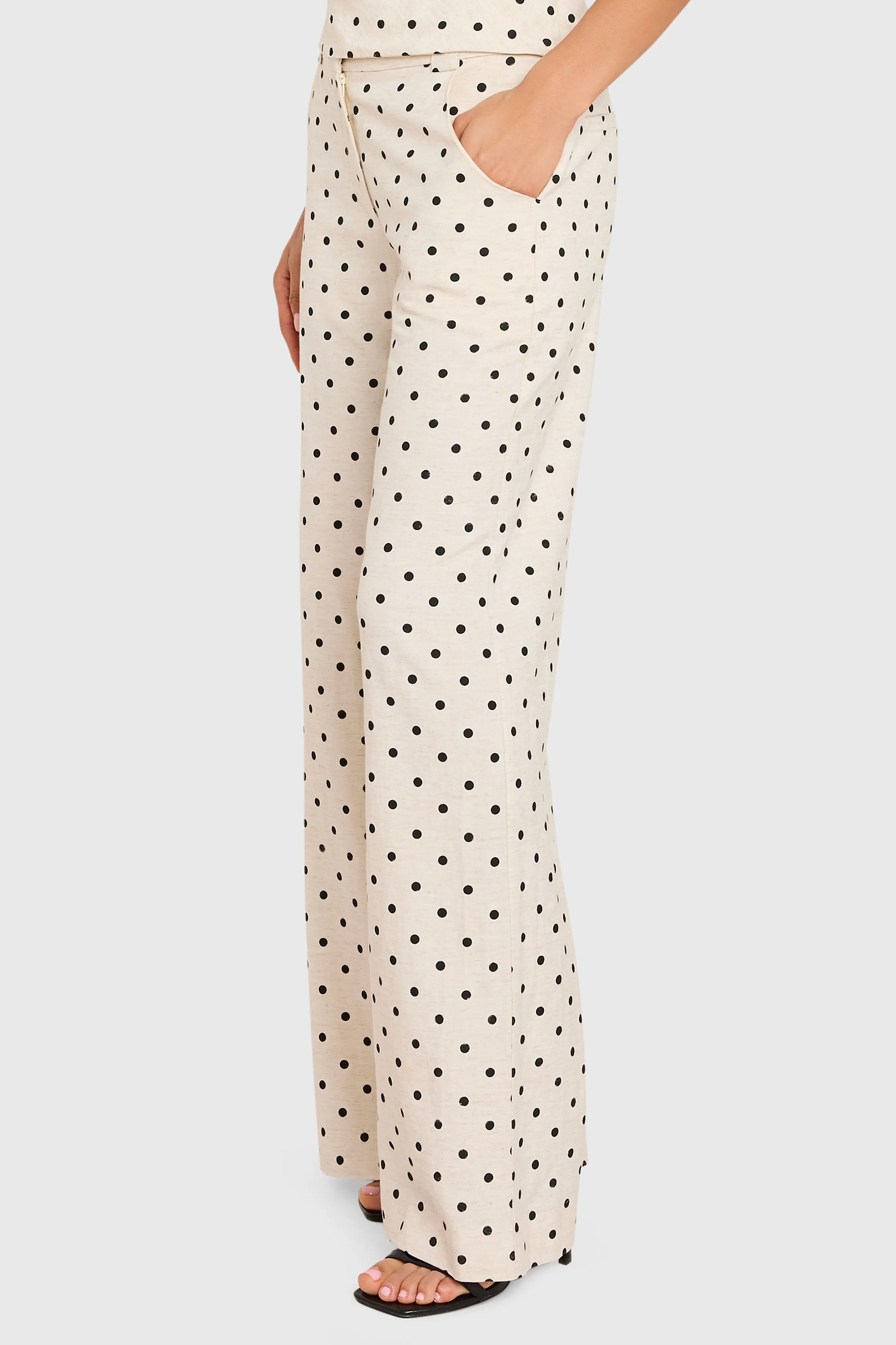 Saddler Pants in Polka Dot sold by Amanda Uprichard product image thumbnail 2