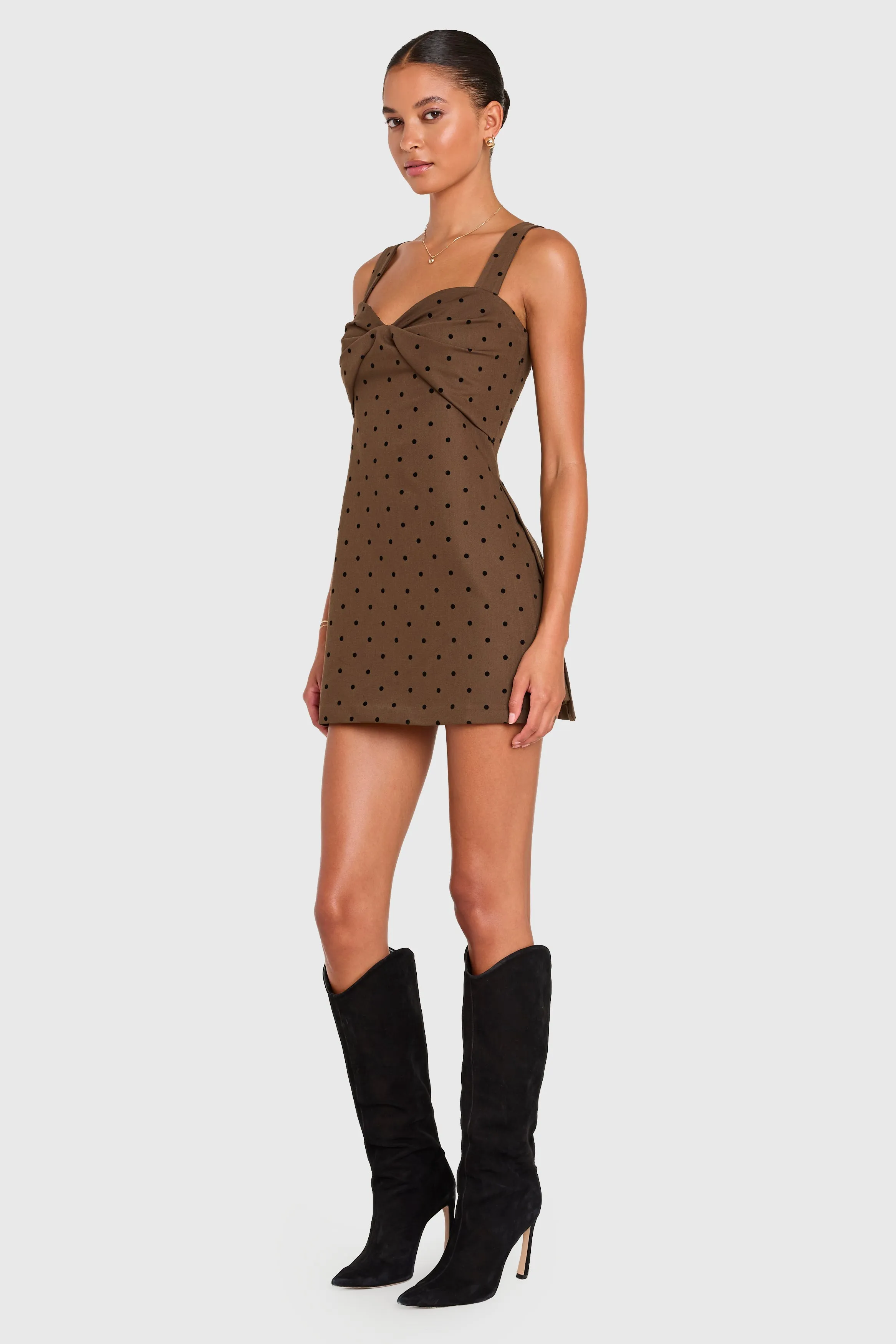 Soho Romper in Polka Dot sold by Amanda Uprichard product image thumbnail 2