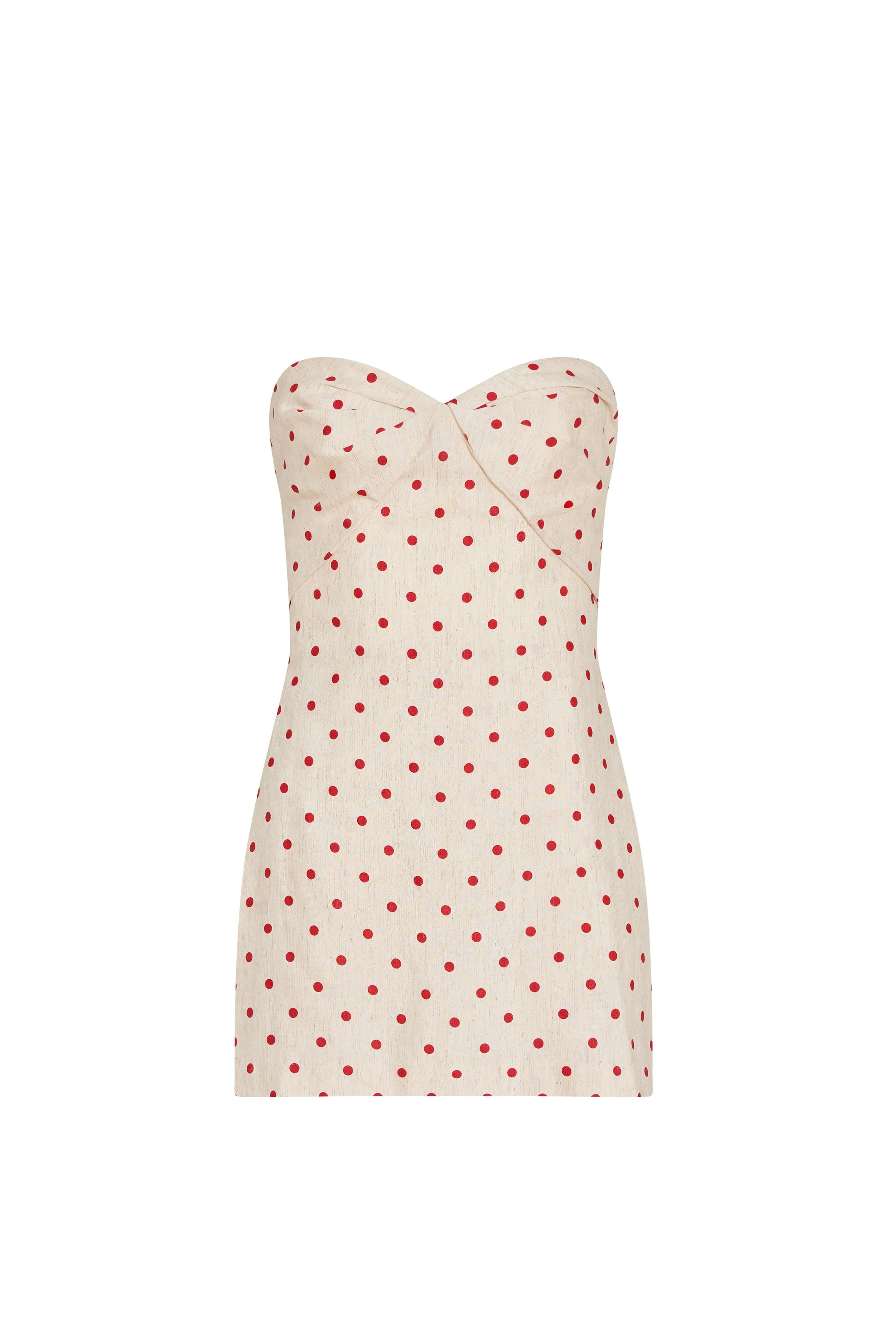 Strapless Soho Romper in Polka Dot sold by Amanda Uprichard product image thumbnail 5