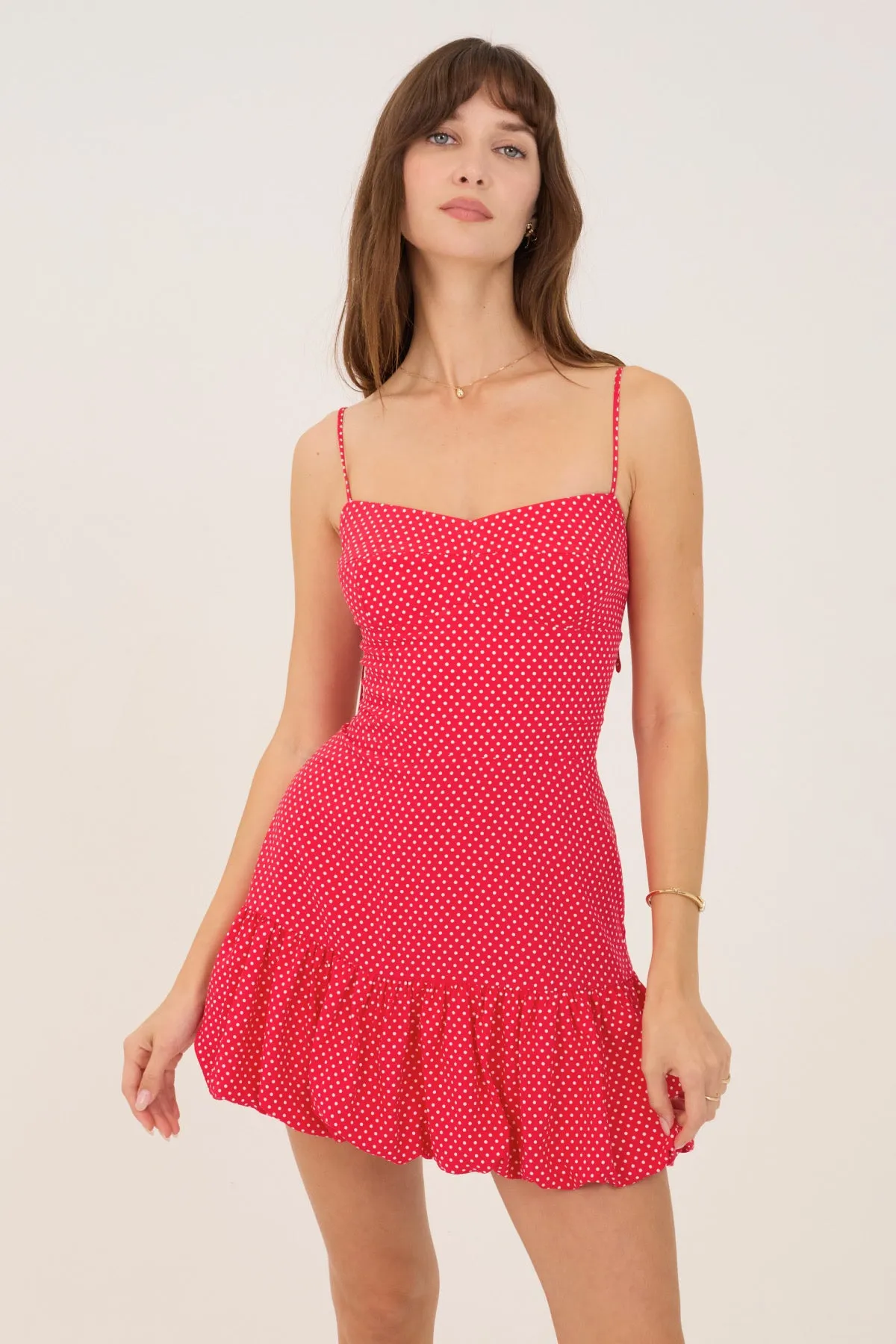 Ivy Romper in Polka Dot sold by Amanda Uprichard product image thumbnail 2