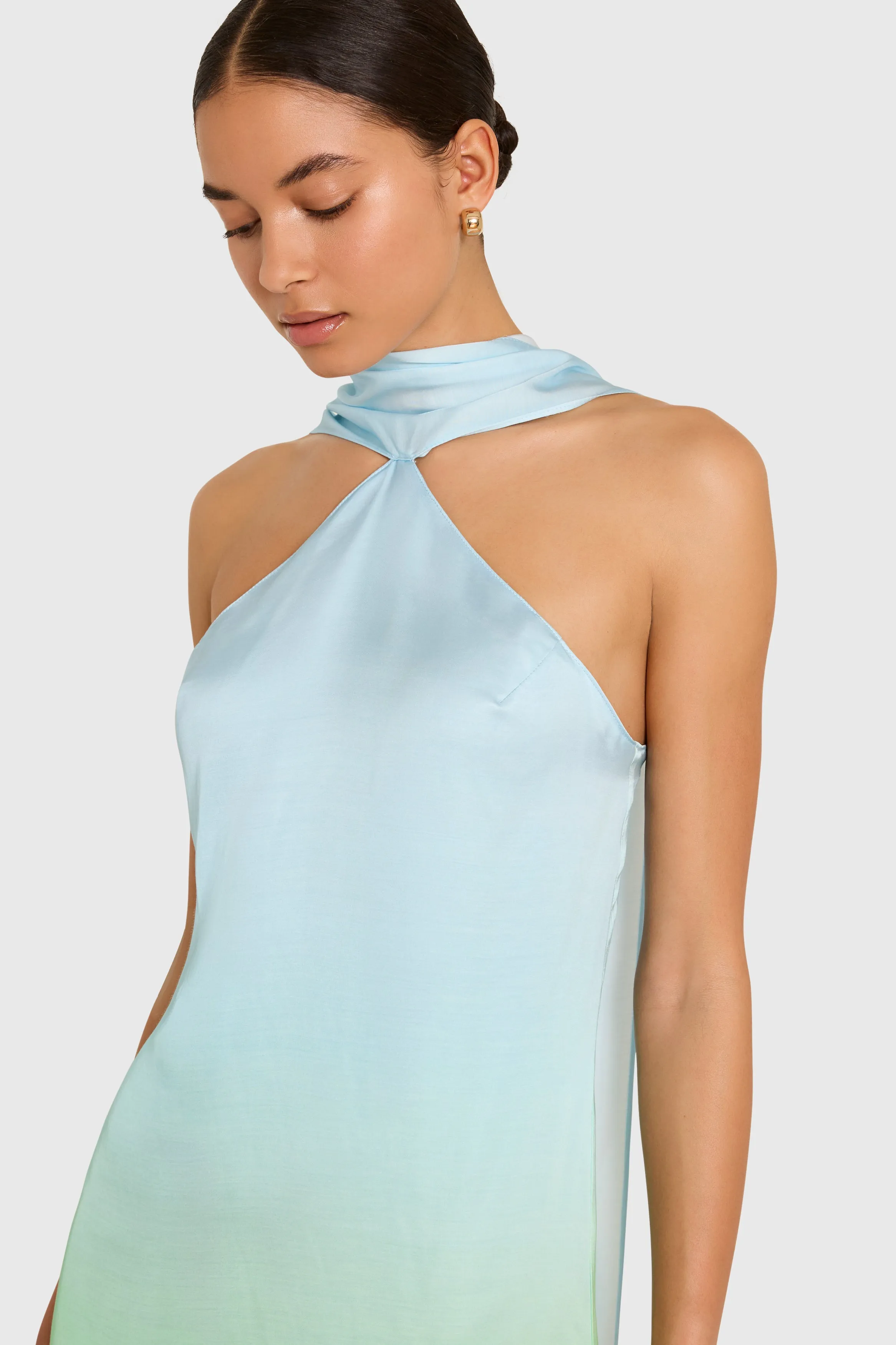 Ashton Maxi in Blue Ombre sold by Amanda Uprichard product image thumbnail 4