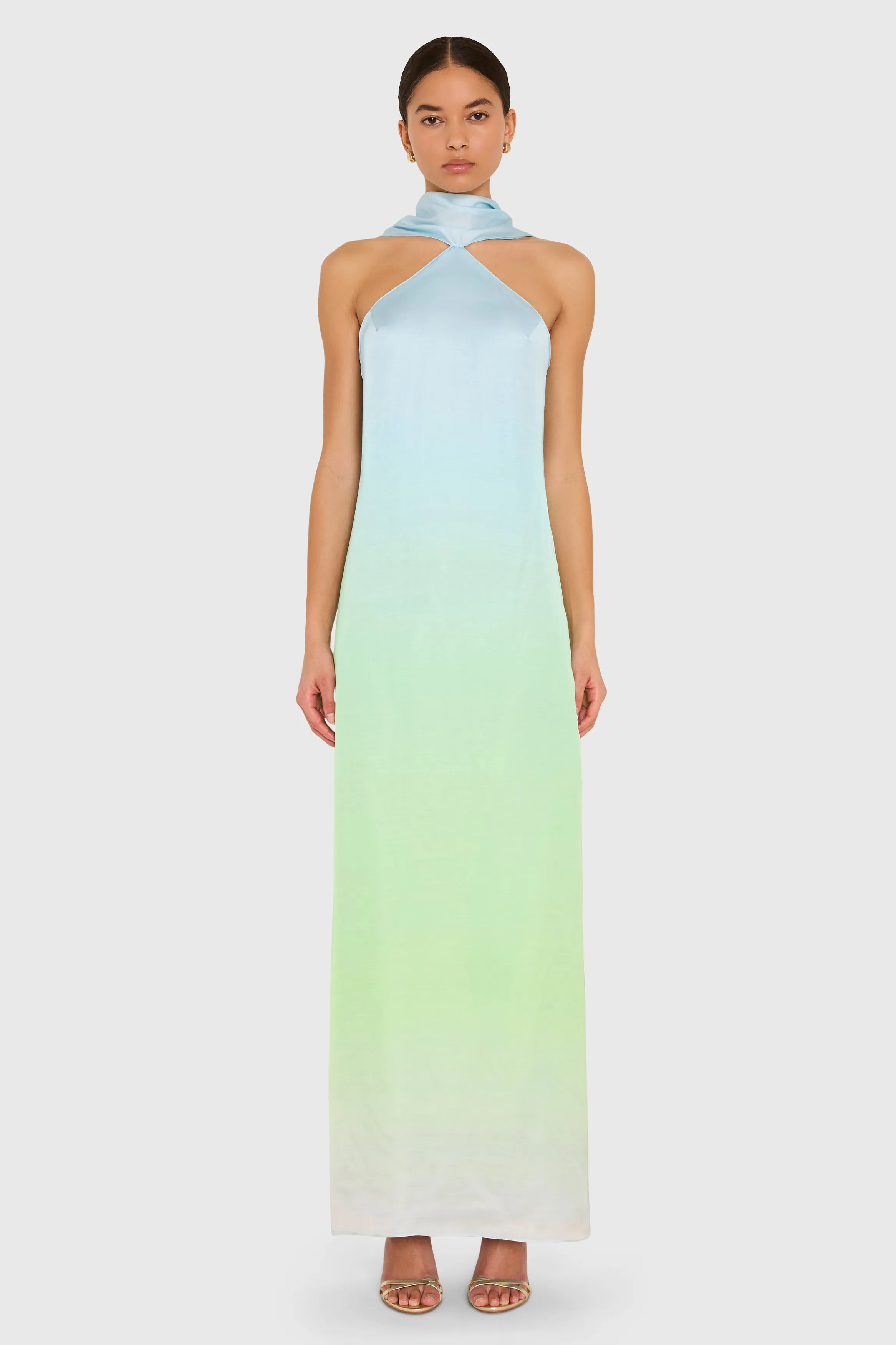 Ashton Maxi in Blue Ombre sold by Amanda Uprichard